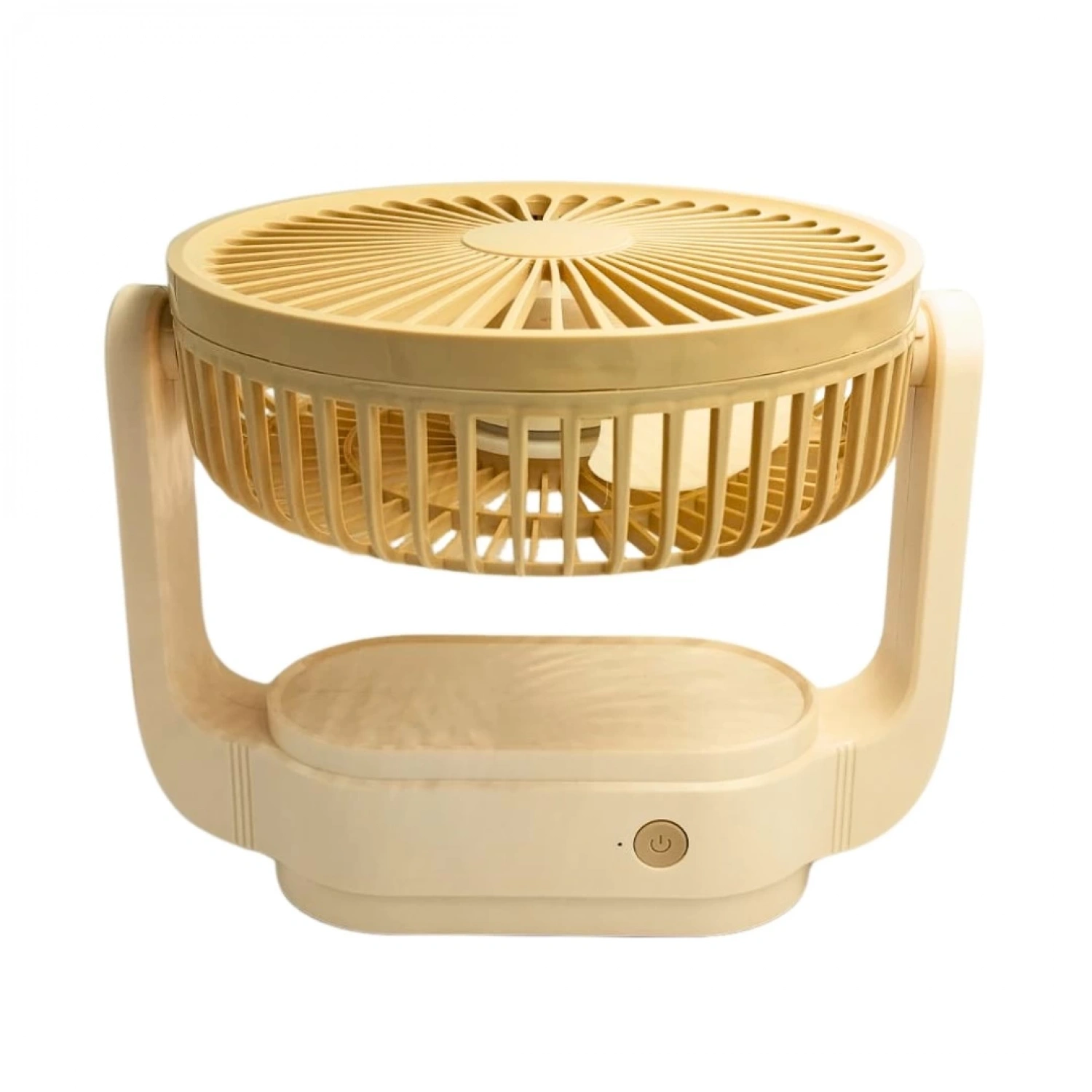 bigmate Krem Masa Fanı Taşınabilir Serinletici Şarjlı Vantilatör 3 Kademeli Hız Ayarı YS2329