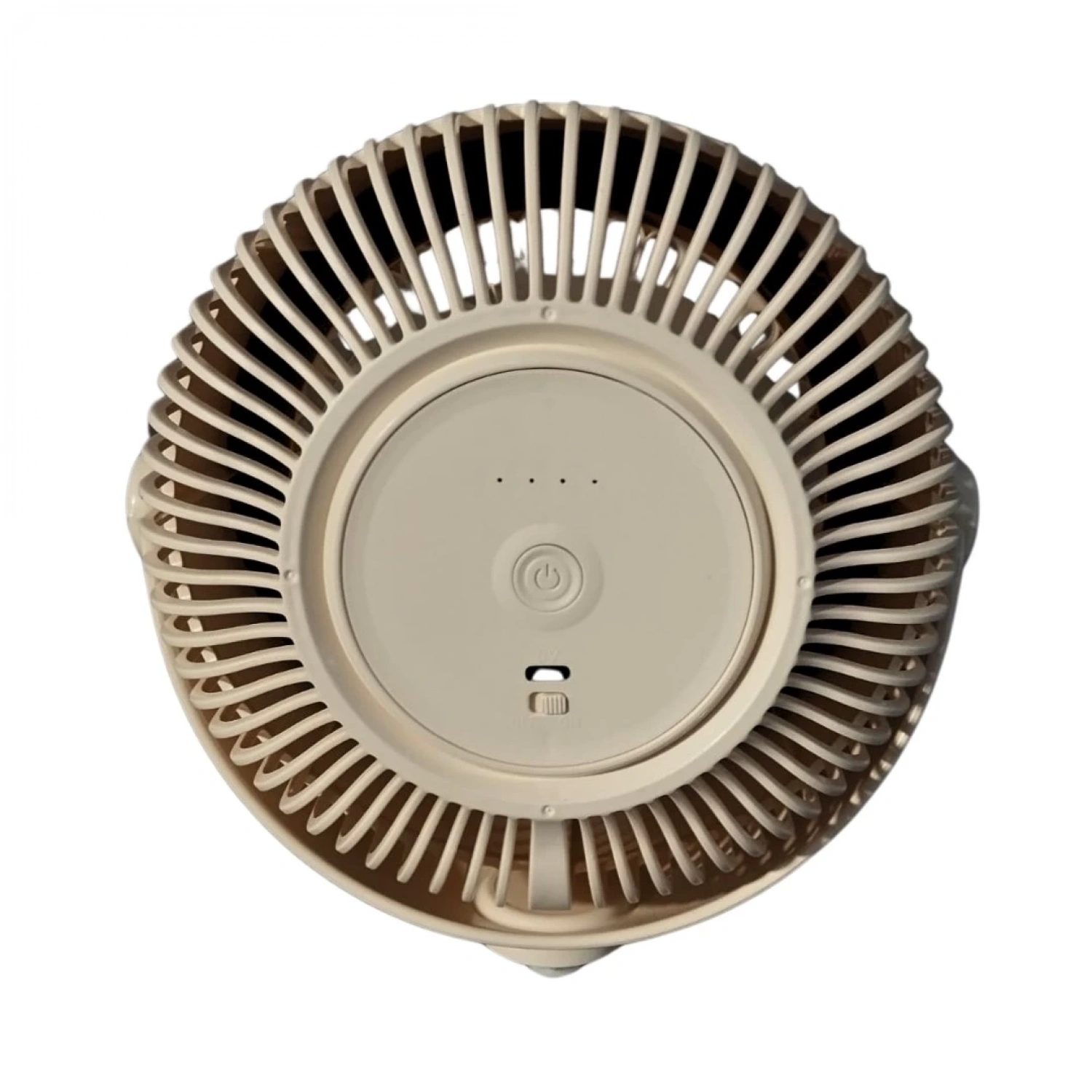 bigmate Krem Masa Tipi Midi Fan – Taşınabilir Şarjlı Kademeli Hız ve Yükseklik Ayarı YS2298A