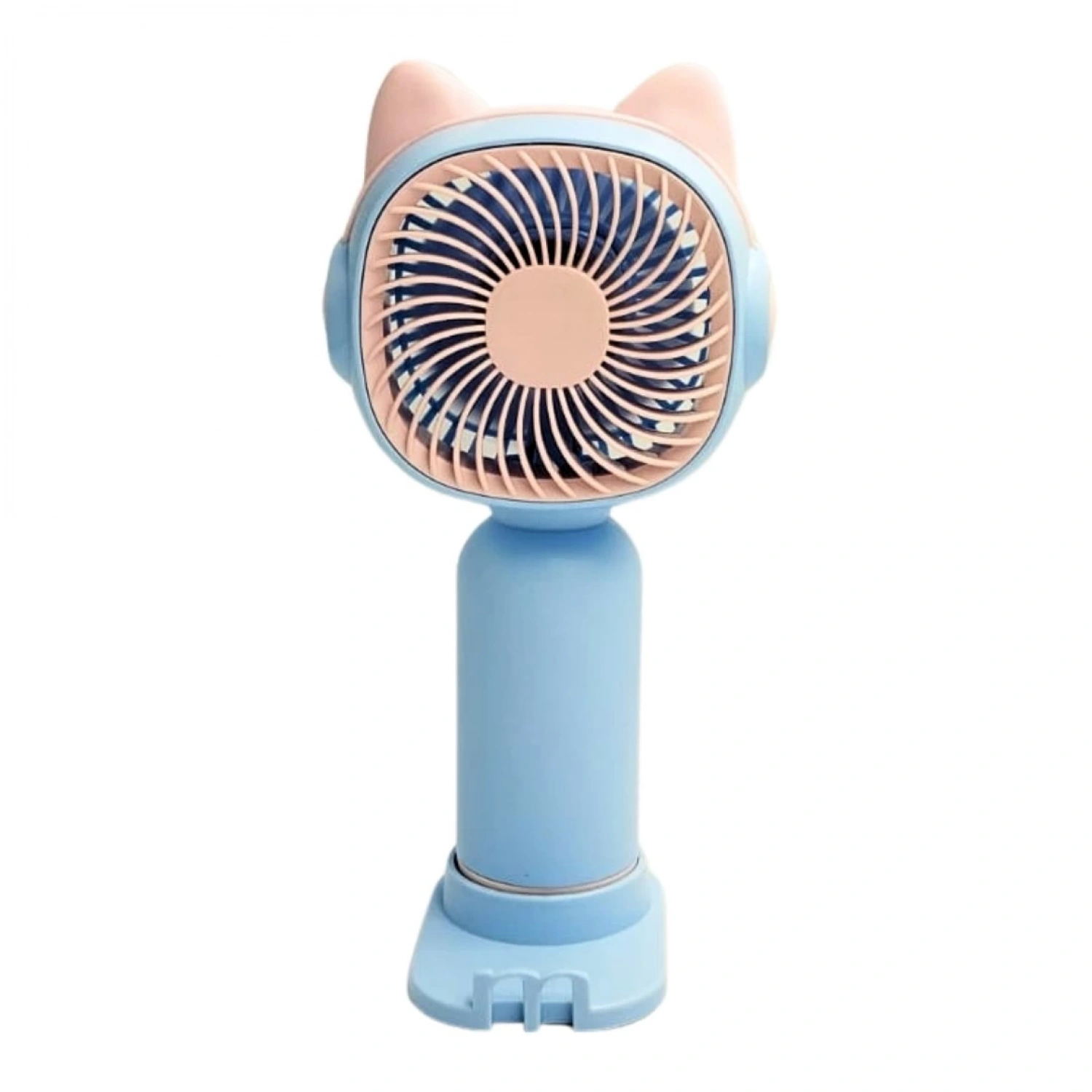 bigmate Mini El Fanı Taşınabilir Serinletici Şarjlı Mavi Vantilatör Tek Kademeli Hız Ayarı YS2251B