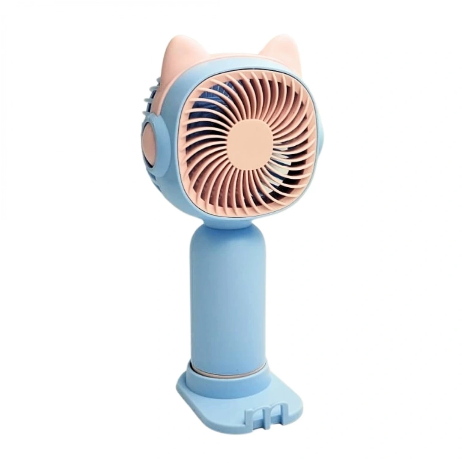 bigmate Mini El Fanı Taşınabilir Serinletici Şarjlı Mavi Vantilatör Tek Kademeli Hız Ayarı YS2251B