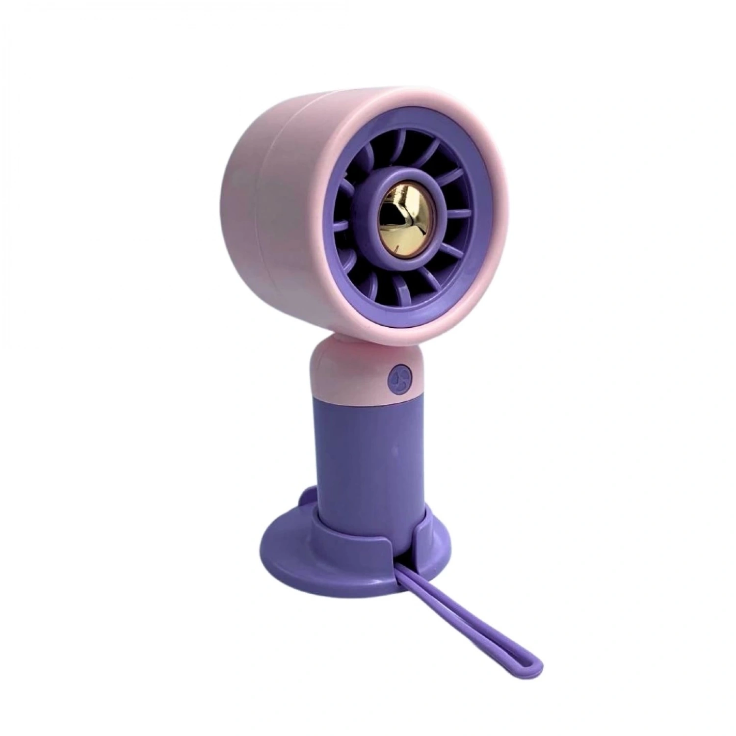 bigmate Mini El Fanı Taşınabilir Serinletici Şarjlı Mor Vantilatör 3 Kademeli Hız Ayarı YS2253A
