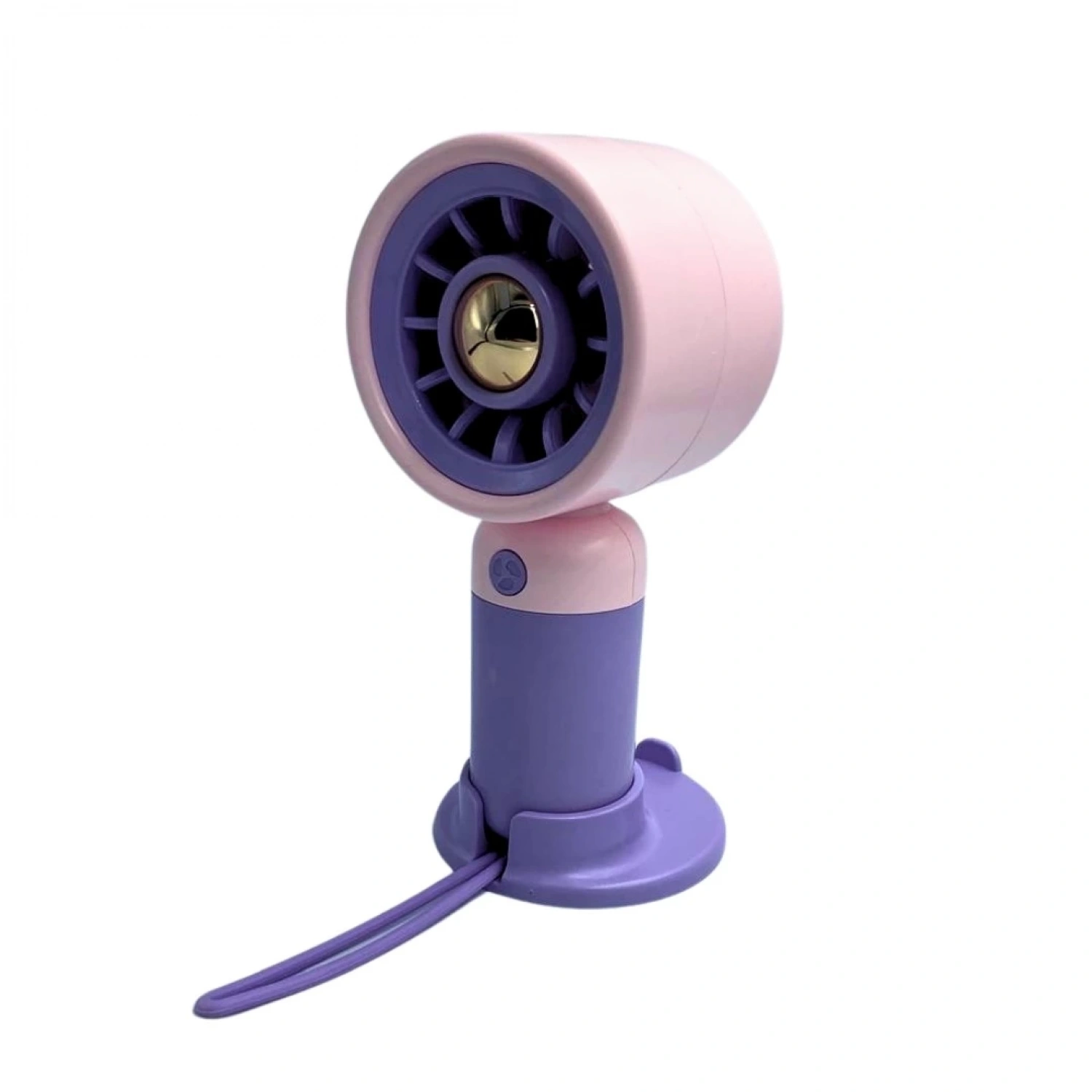 bigmate Mini El Fanı Taşınabilir Serinletici Şarjlı Mor Vantilatör 3 Kademeli Hız Ayarı YS2253A