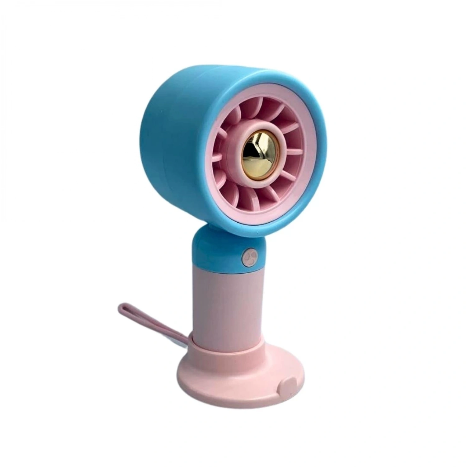 bigmate Mini El Fanı Taşınabilir Serinletici Şarjlı Pembe Vantilatör 3 Kademeli Hız Ayarı YS2253A