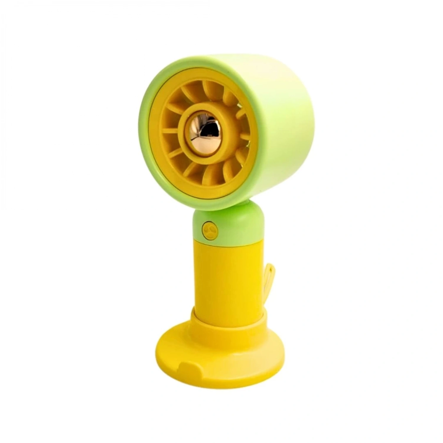 bigmate Mini El Fanı Taşınabilir Serinletici Şarjlı Sarı Vantilatör 3 Kademeli Hız Ayarı YS2253A