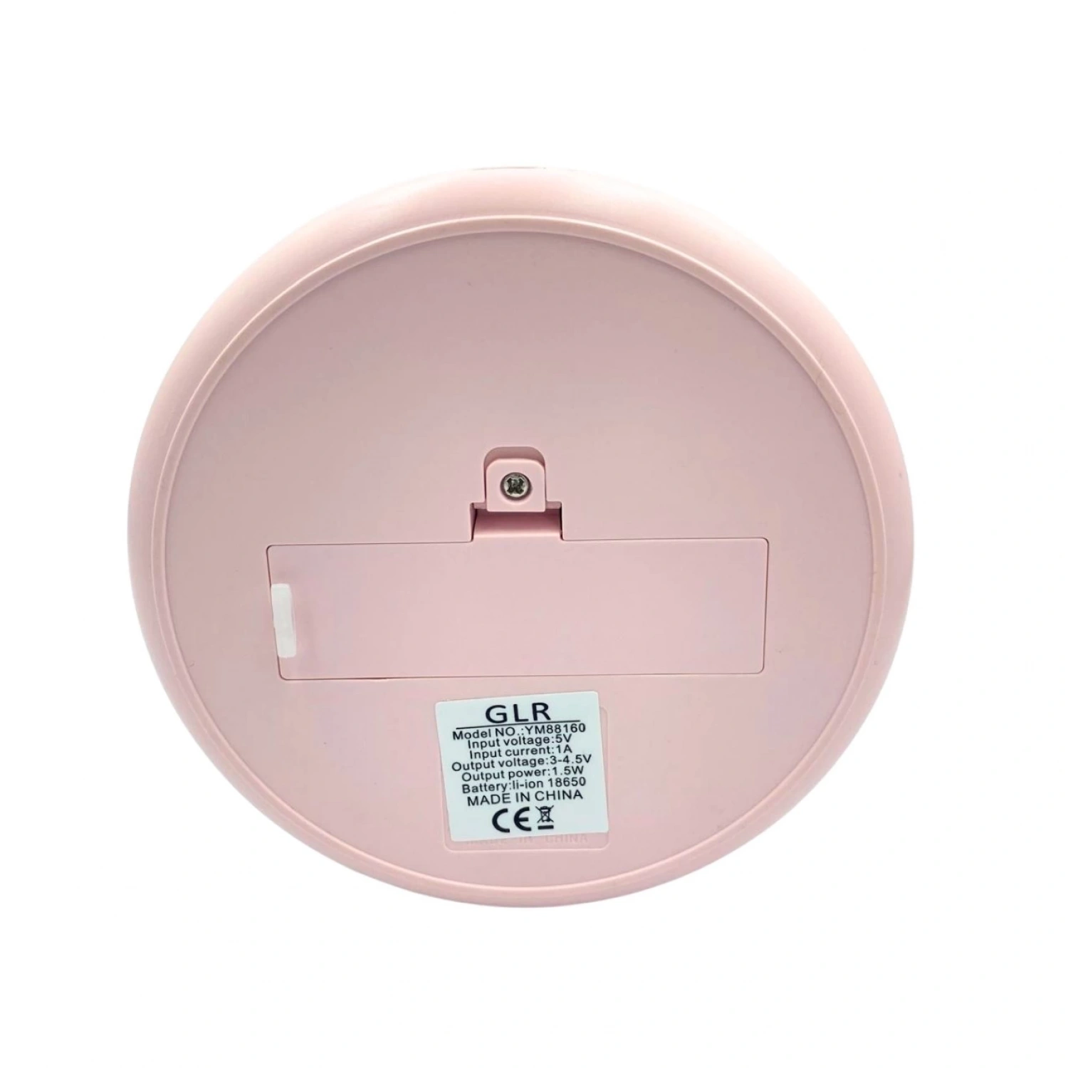 bigmate Mini Masa Fanı Taşınabilir Serinletici Şarjlı Pembe Vantilatör 3 Kademeli Hız Ayarı YM88160