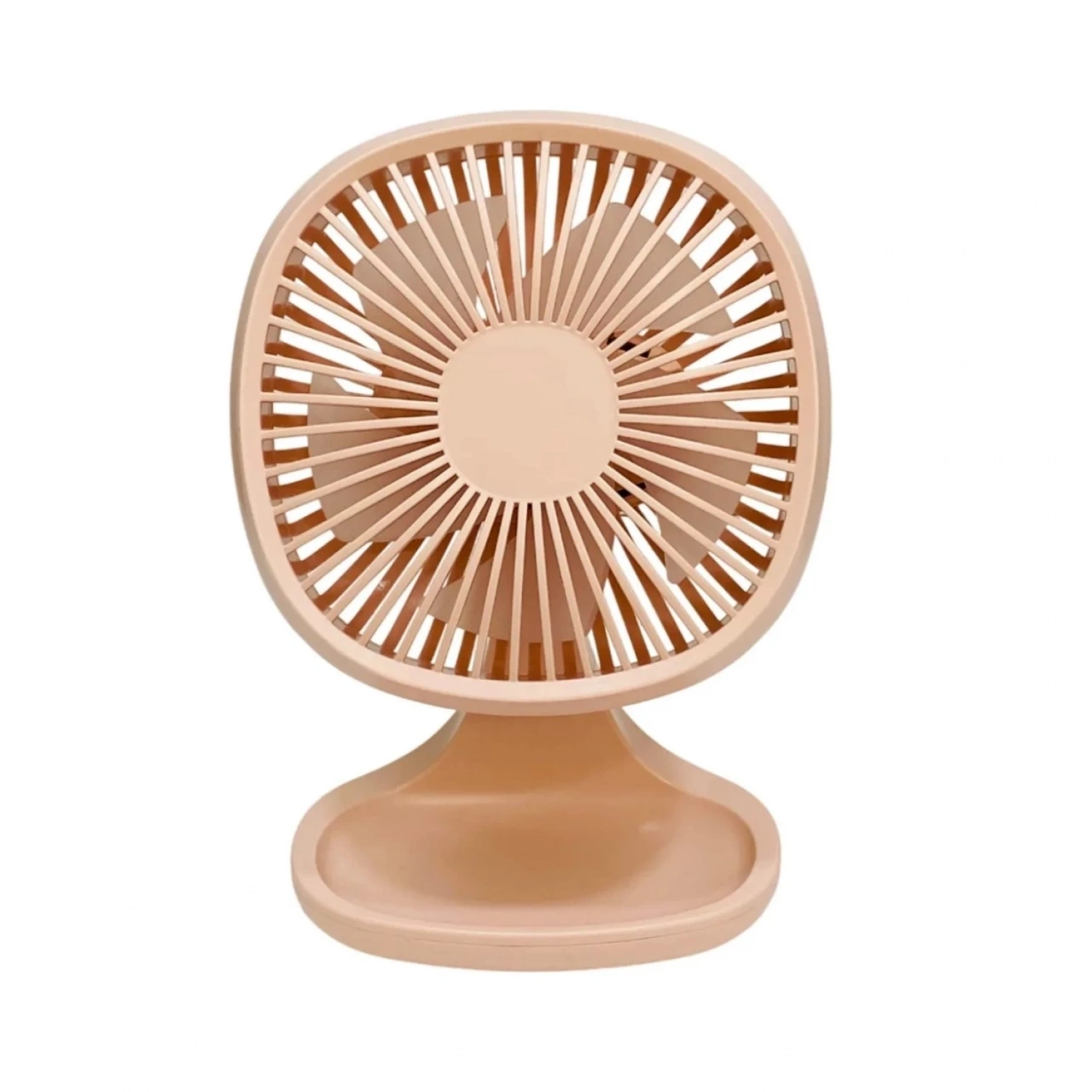 bigmate Mini Masa Fanı Taşınabilir Serinletici Şarjlı Pembe Vantilatör 3 Kademeli Hız Ayarı YM88192A