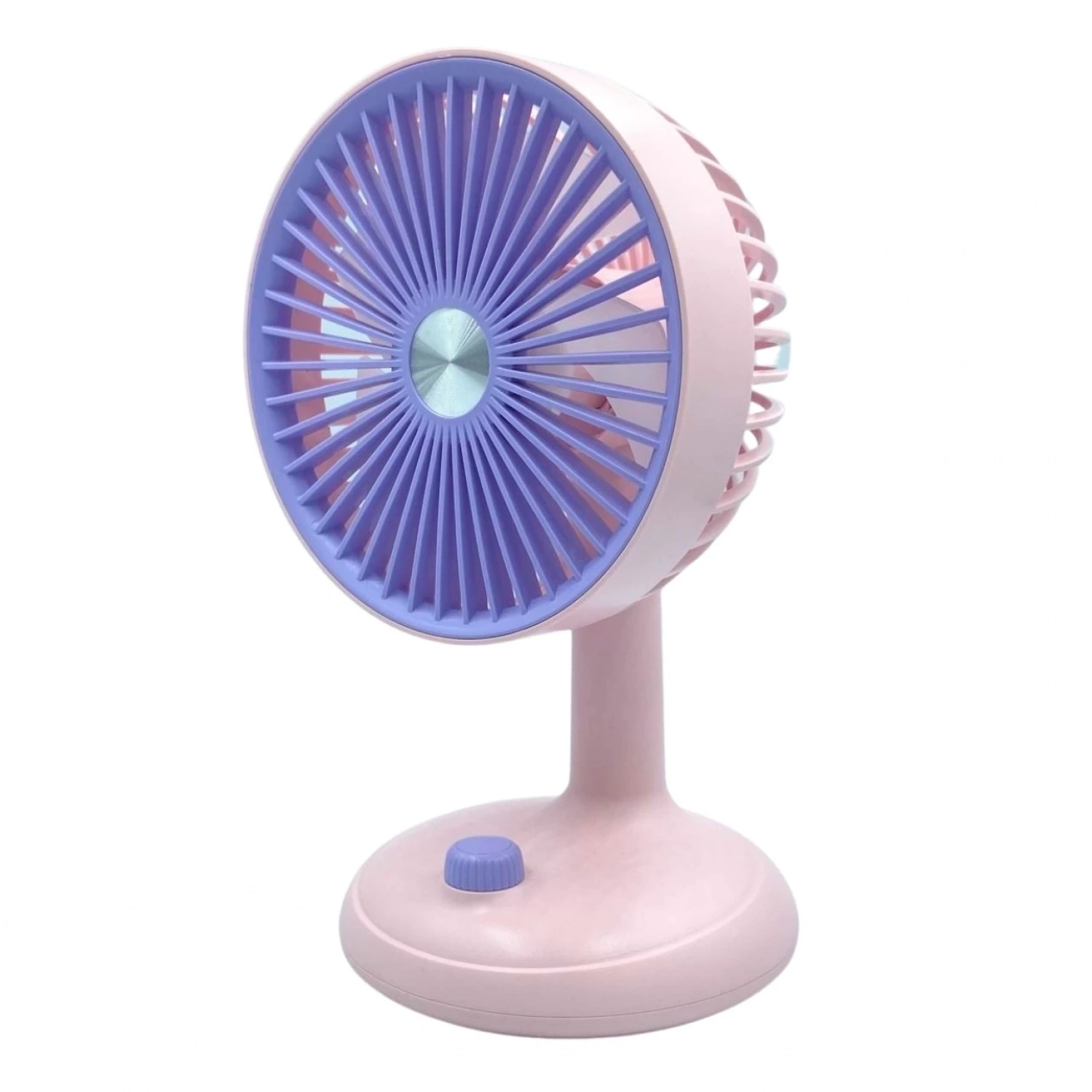 bigmate Mini Masa Fanı Taşınabilir Serinletici Şarjlı Pembe Vantilatör 3 Kademeli Hız Ayarı YM88160