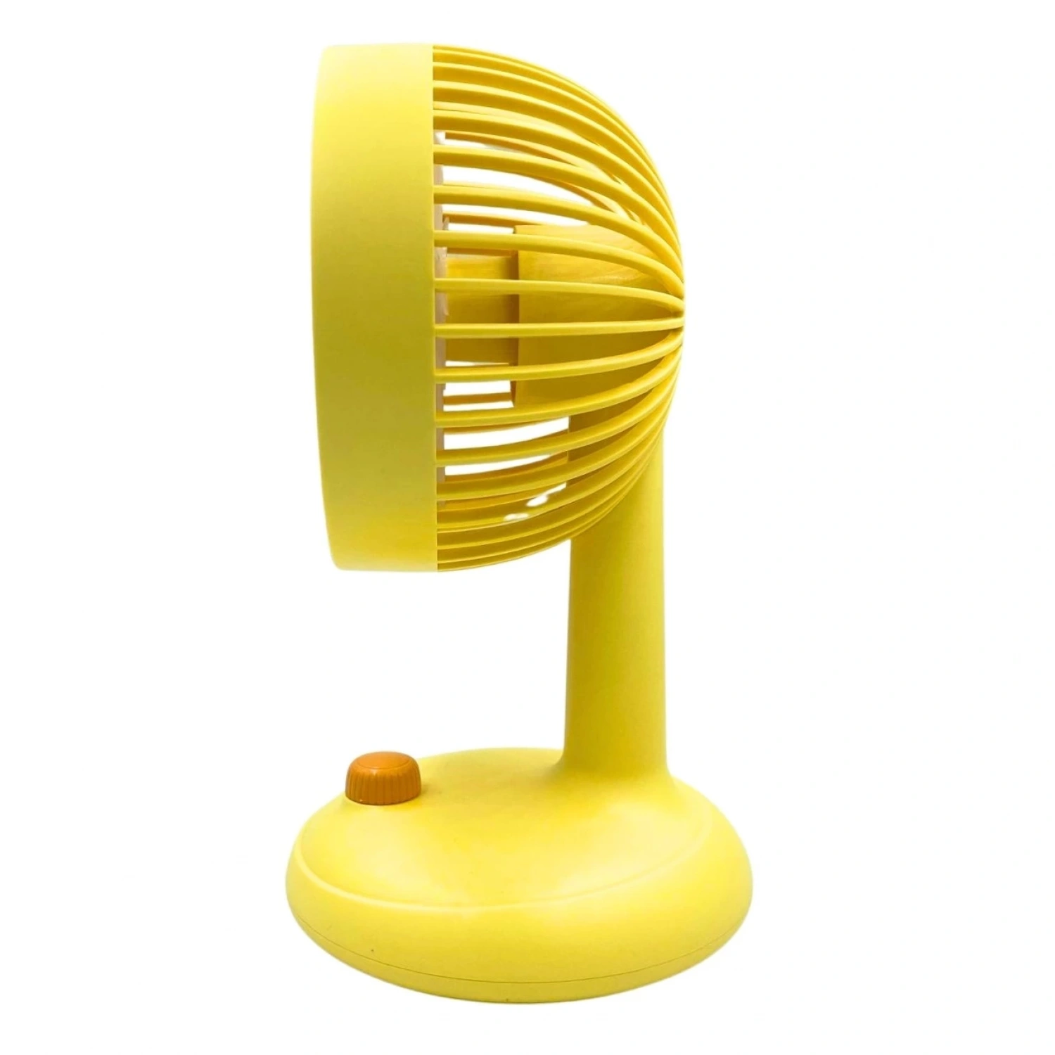 bigmate Mini Masa Fanı Taşınabilir Serinletici Şarjlı Sarı Vantilatör 3 Kademeli Hız Ayarı YM88160
