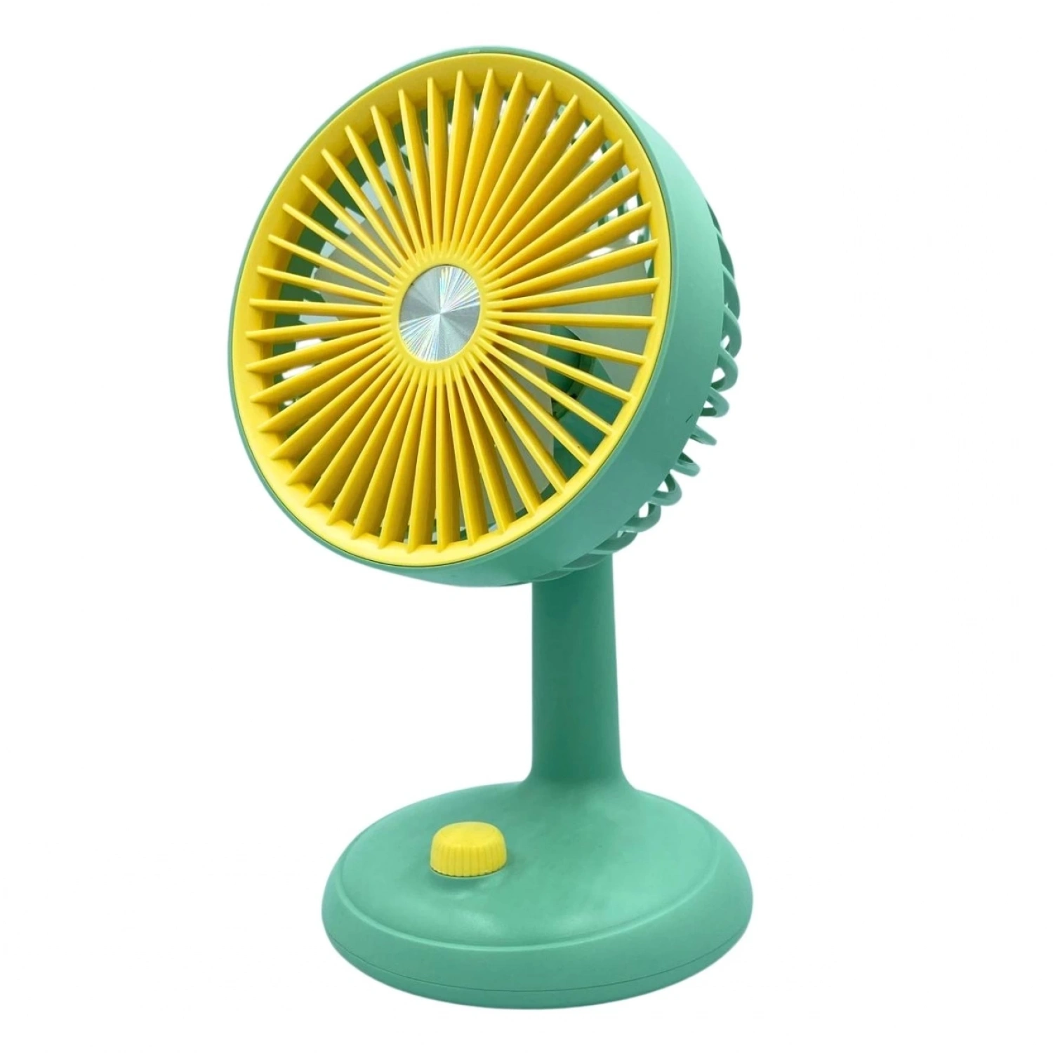 bigmate Mini Masa Fanı Taşınabilir Serinletici Şarjlı Yeşil Vantilatör 3 Kademeli Hız Ayarı YM88160