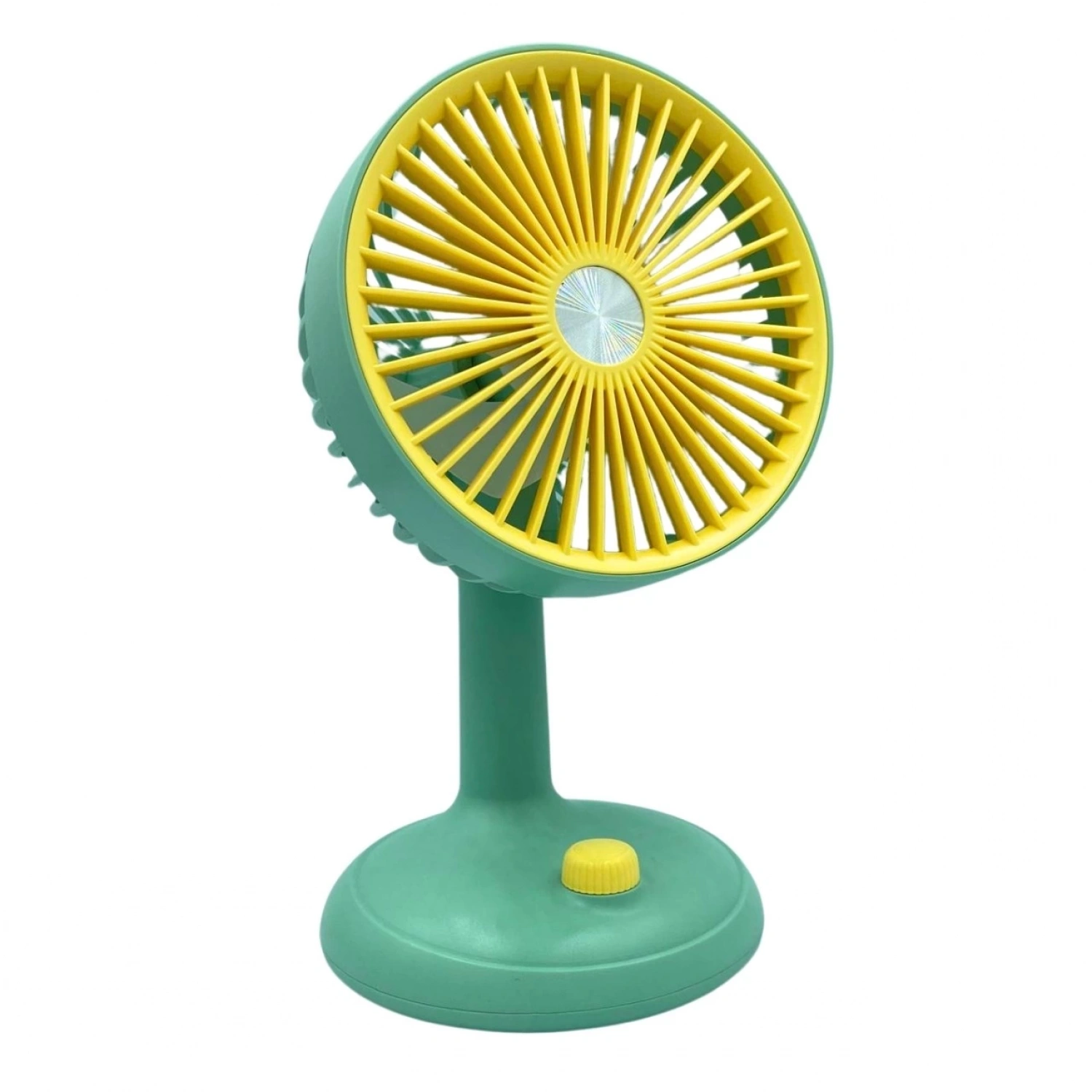 bigmate Mini Masa Fanı Taşınabilir Serinletici Şarjlı Yeşil Vantilatör 3 Kademeli Hız Ayarı YM88160