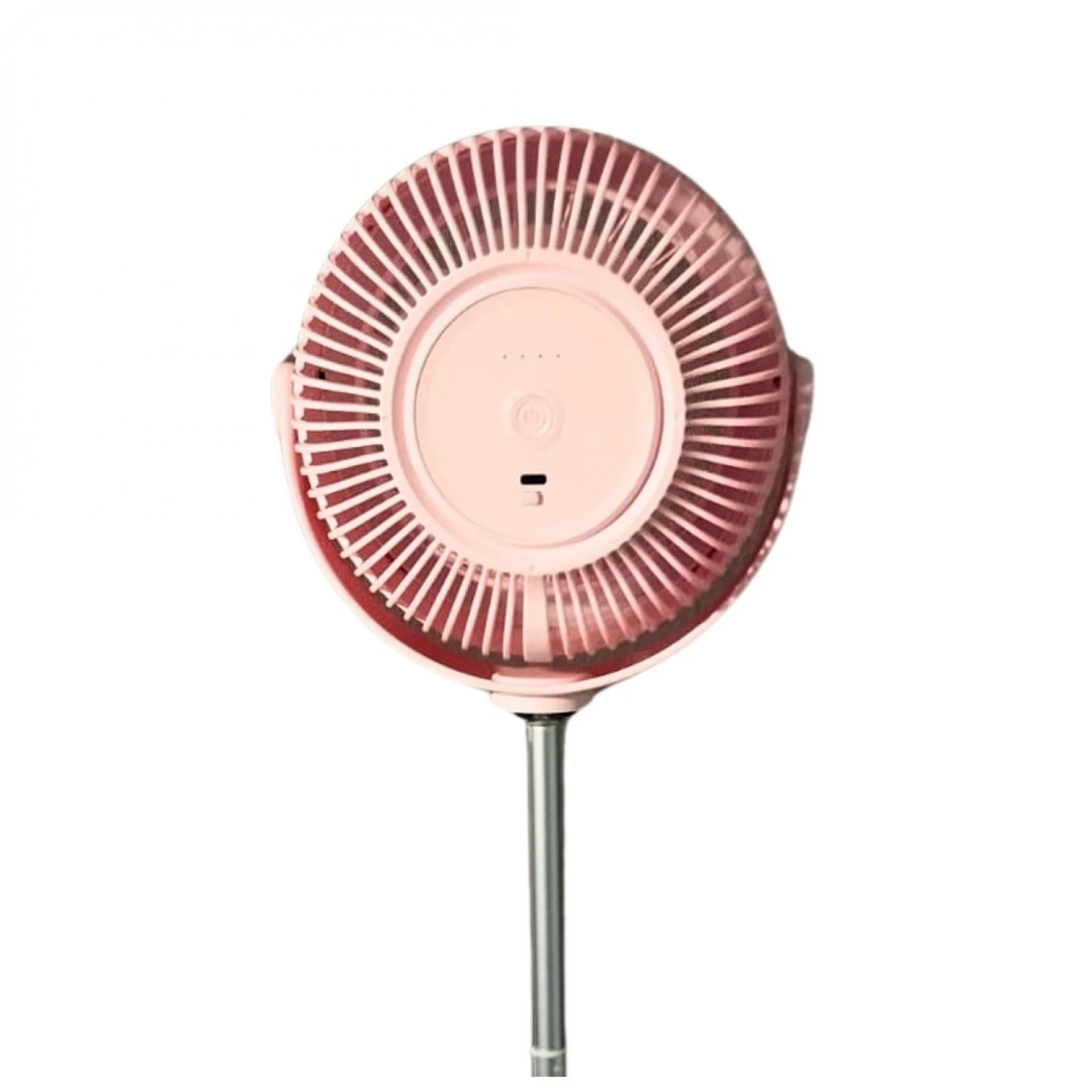 bigmate Pembe Masa Tipi Midi Fan – Taşınabilir Şarjlı Kademeli Hız ve Yükseklik Ayarı YS2298B