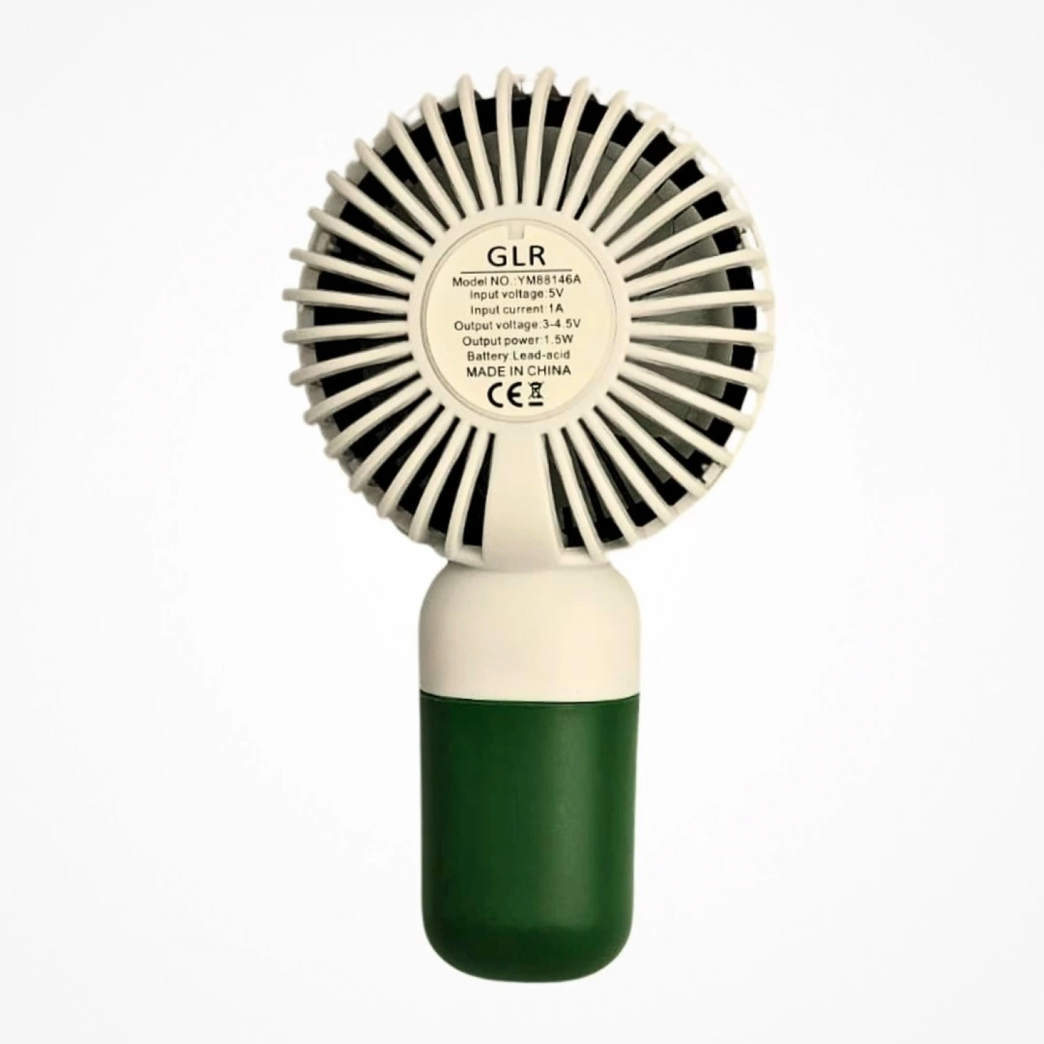 bigmate Yeşil Mini El Fanı Taşınabilir Serinletici Şarjlı Vantilatör Tek Kademeli Hız Ayarı YM88146