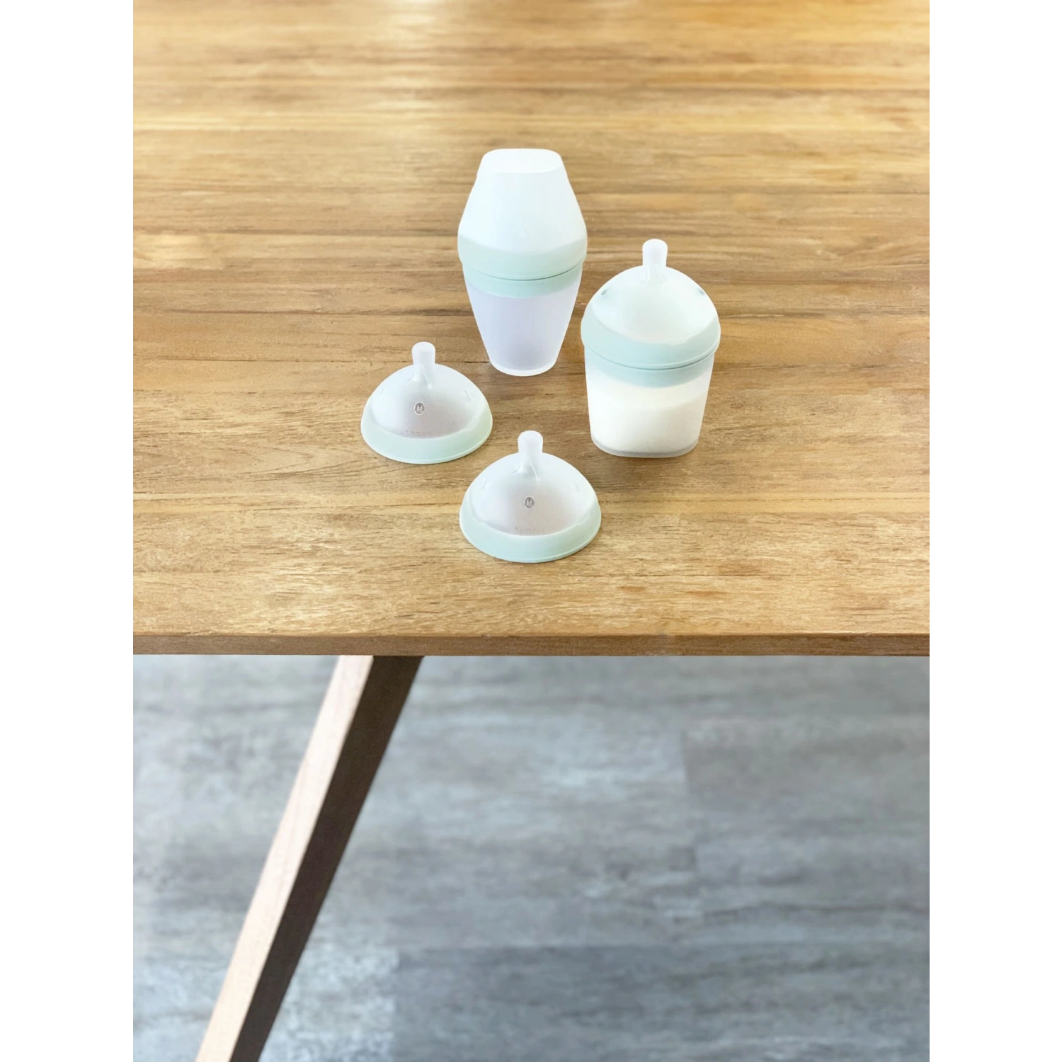 Borrn Antikolik Silikon Biberon 150ml - Yeşil