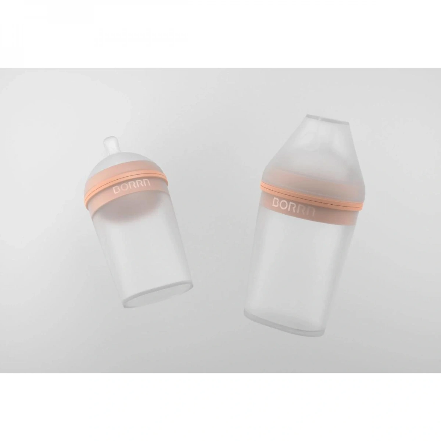 Borrn Antikolik Silikon Biberon 240ml - Turuncu