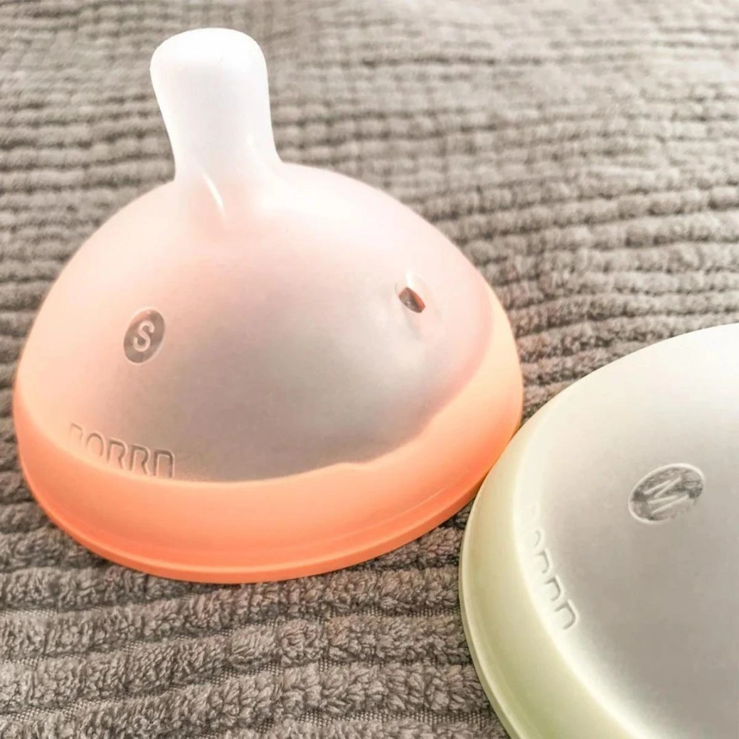 Borrn Antikolik Silikon Biberon Emziği Hızlı Akışlı 6-9 Ay Yeşil