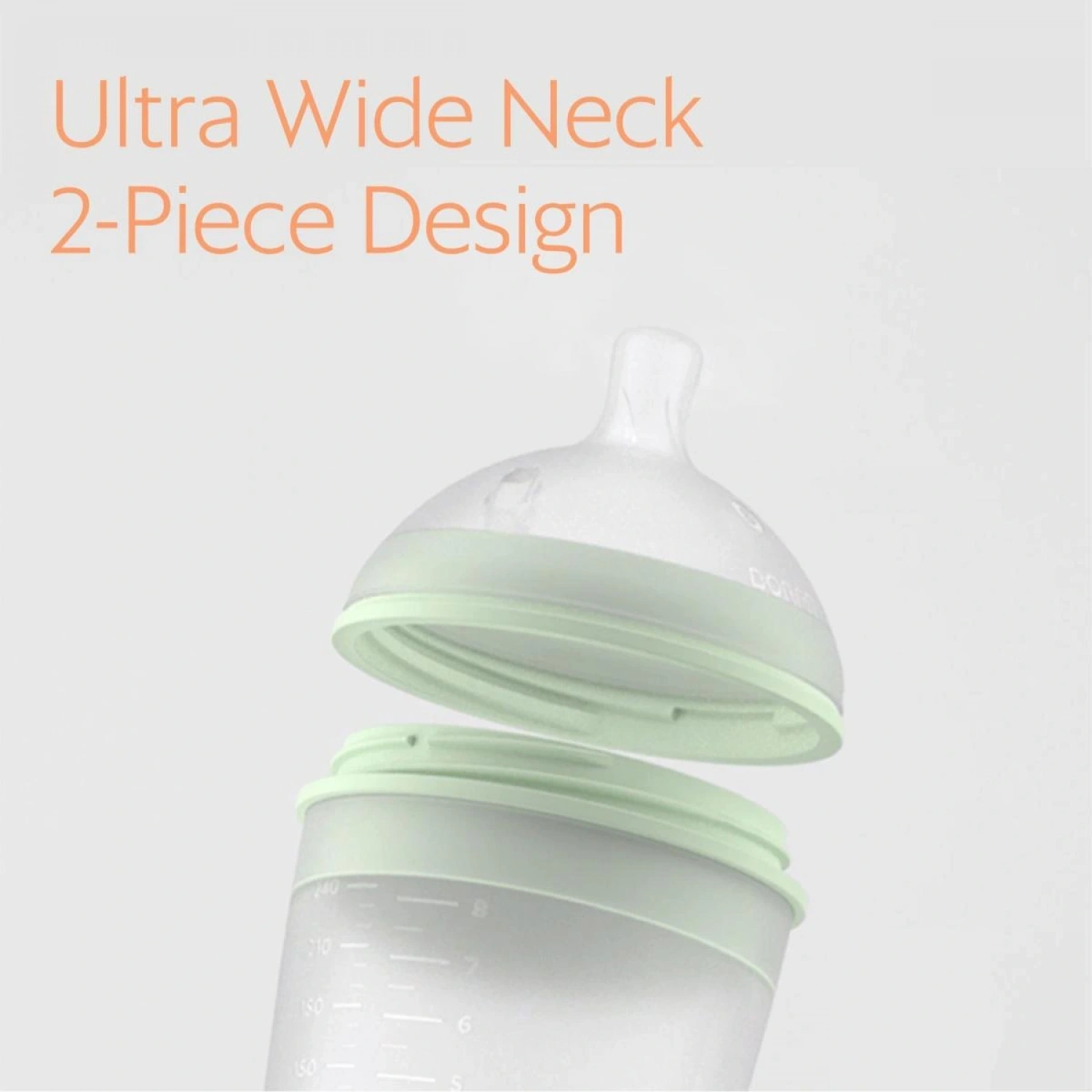 Borrn Antikolik Silikon Biberon Emziği Yavaş Akışlı Yenidoğan - 0-3 Ay Yeşil