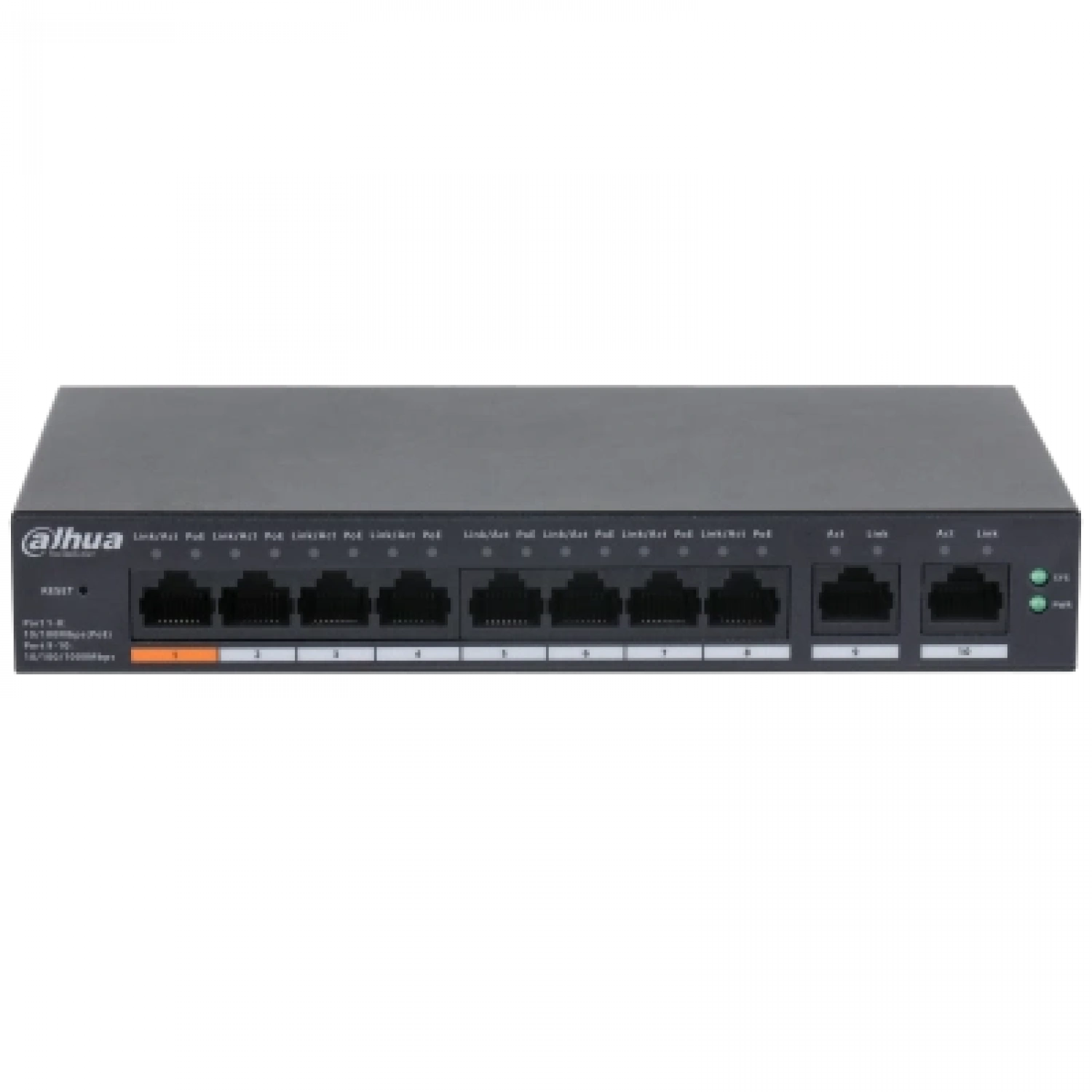 DAHUA CS4010-8ET-60 8XFE- 2XGE YÖNETİLEBİLİR 60W POE SWITCH