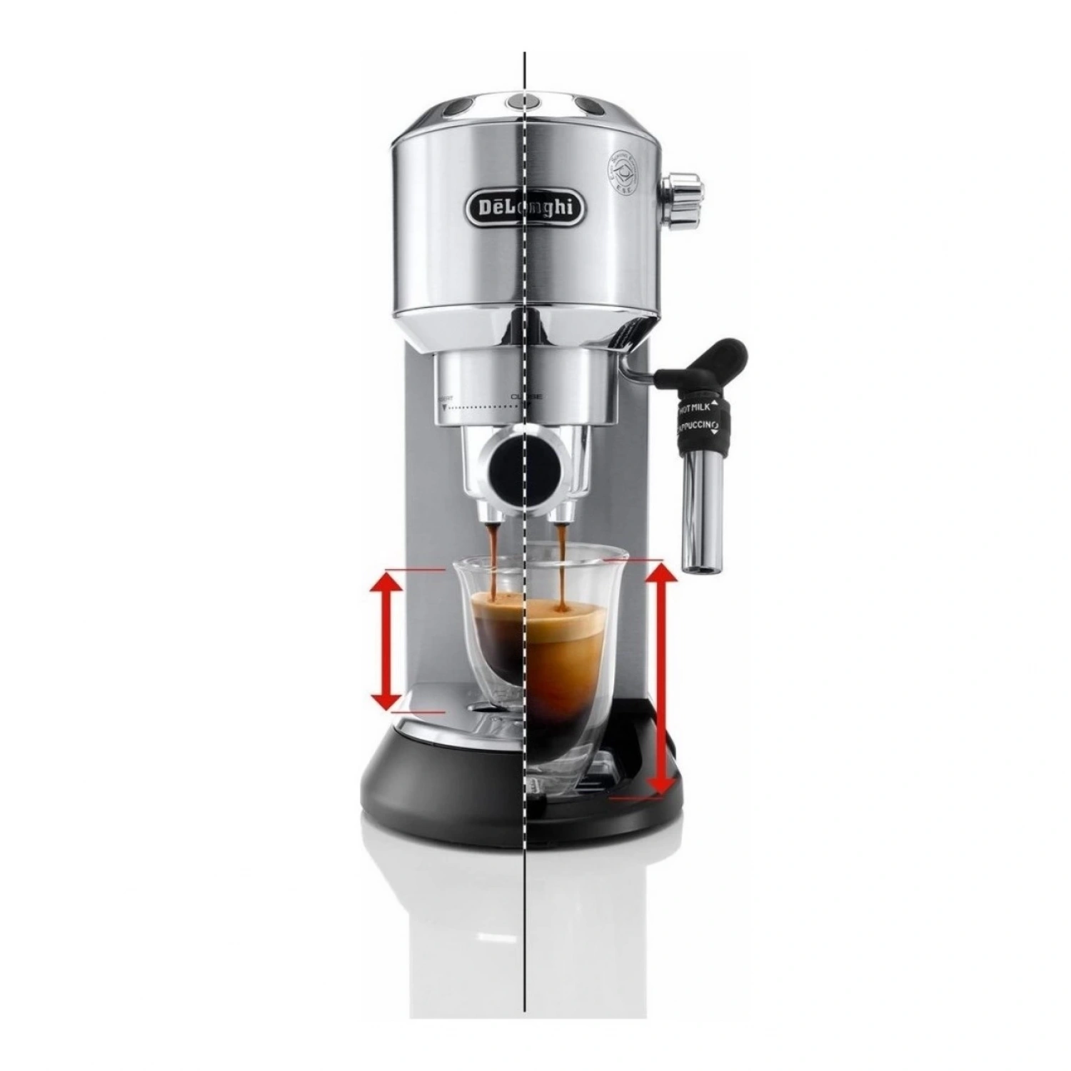 Delonghi Dedica EC685.M Inox 1350W 15 Bar Manuel Espresso ve Cappuccino Kahve Makinesi