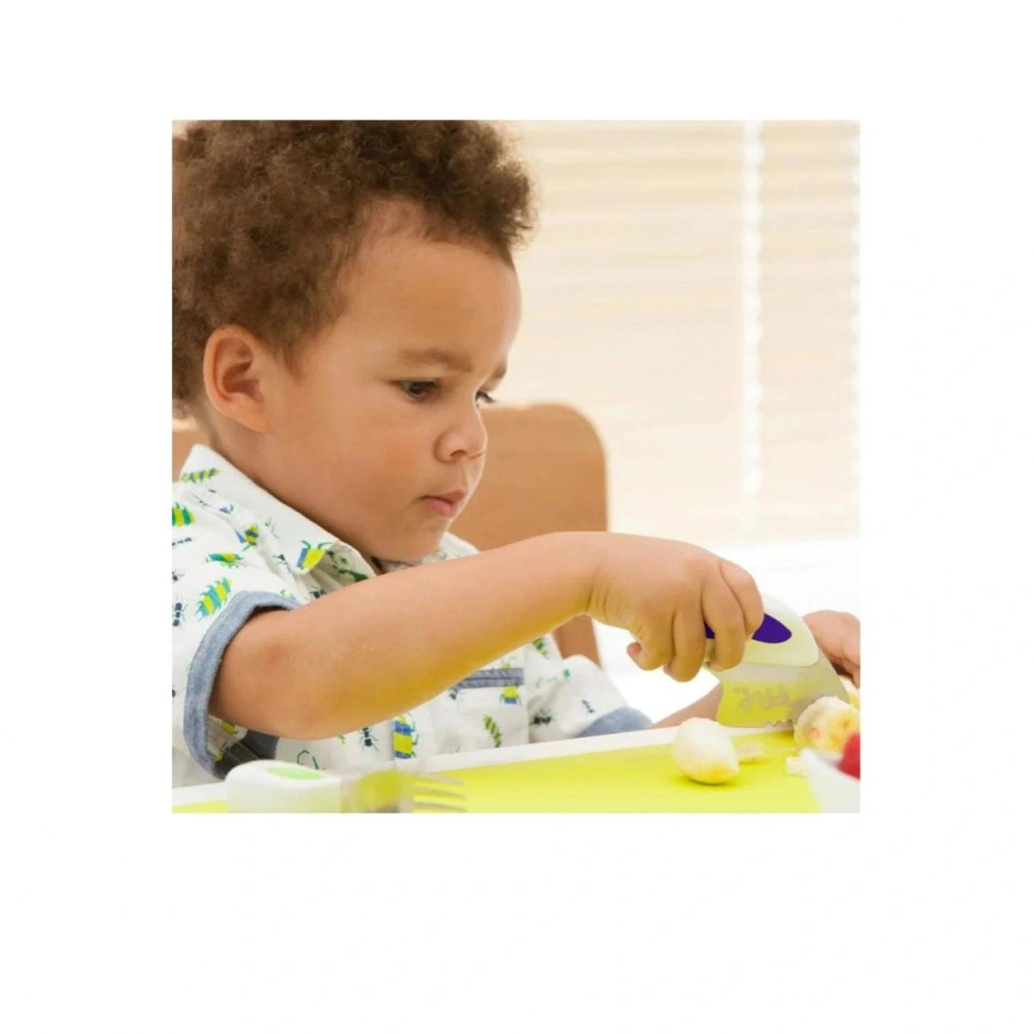 Doddl 3lü Çatal Kaşık Bıçak Seti 1-5 Yaş - İndigo