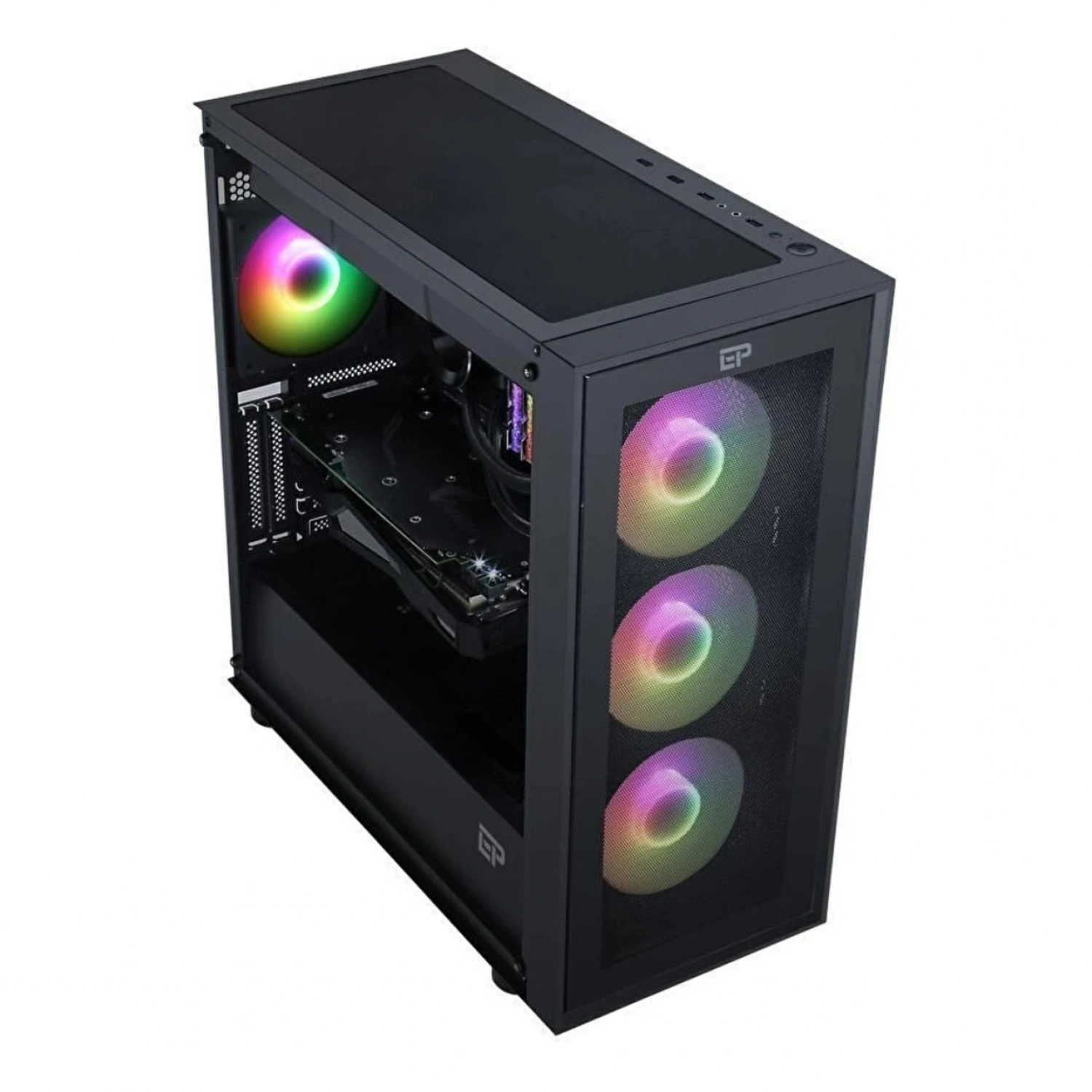 Eternal Power Pro X Mesh Temperli Cam ATX Oyuncu (Gaming) Kasa