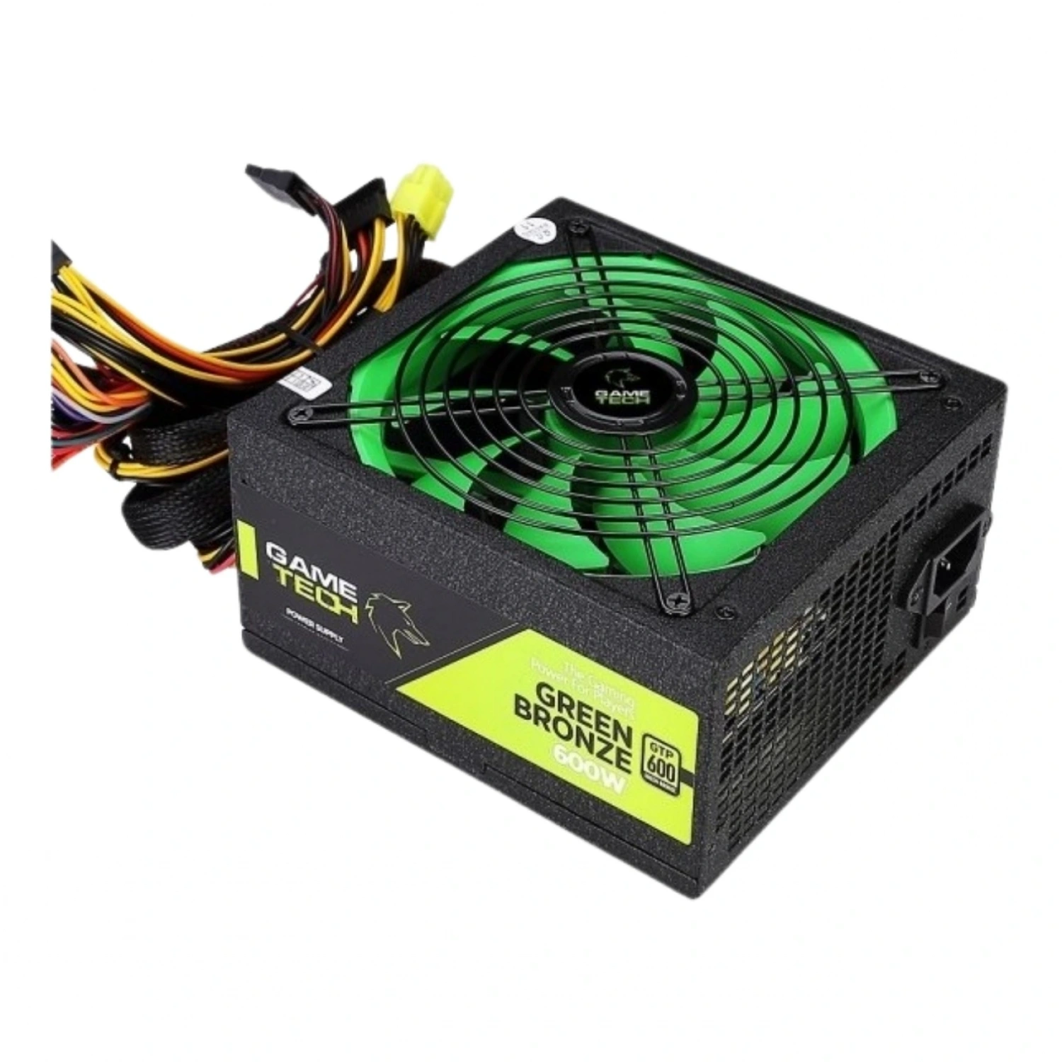 Gametech GTP-600 600W 80 Plus Green Bronze Power Supply