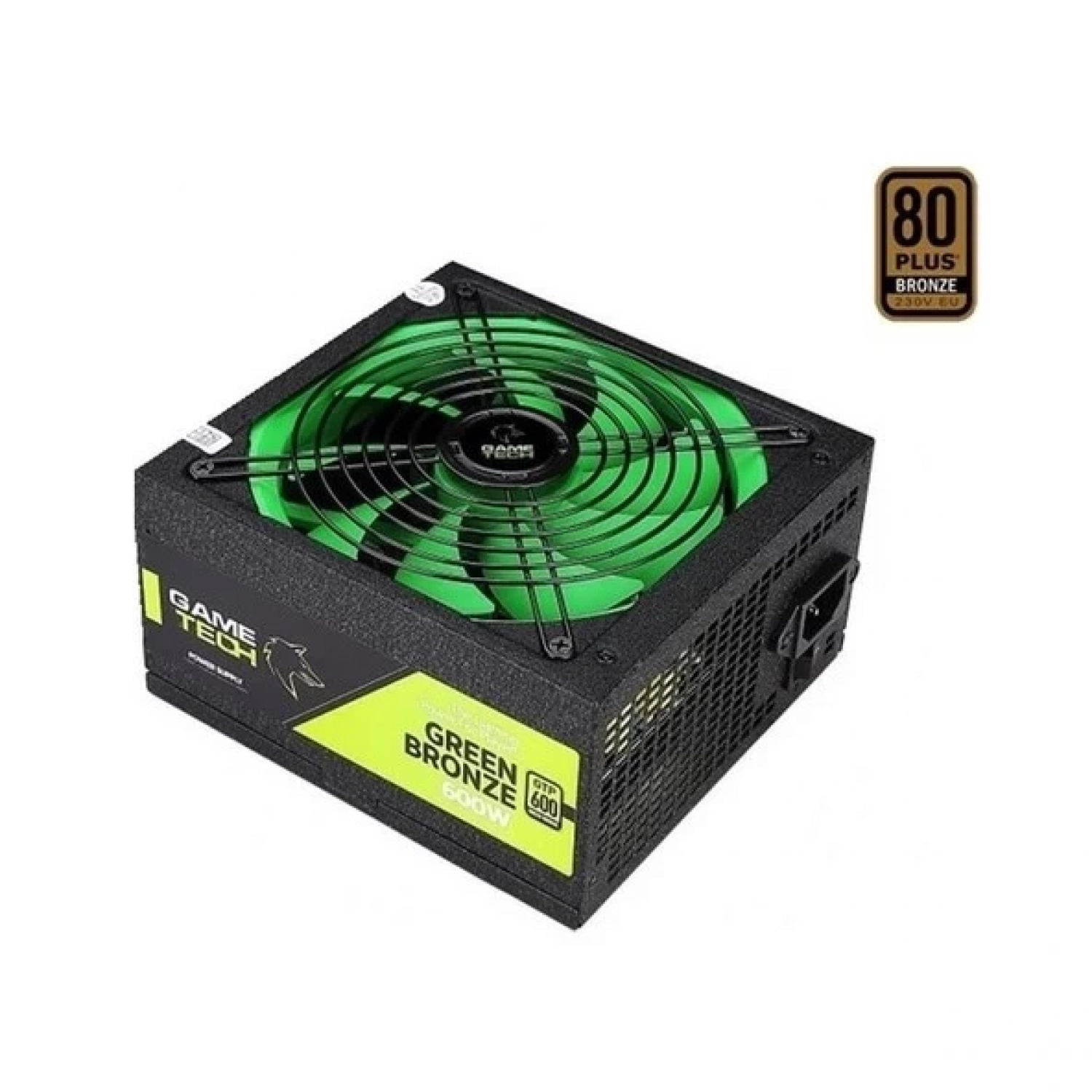 Gametech GTP-600 600W 80 Plus Green Bronze Power Supply