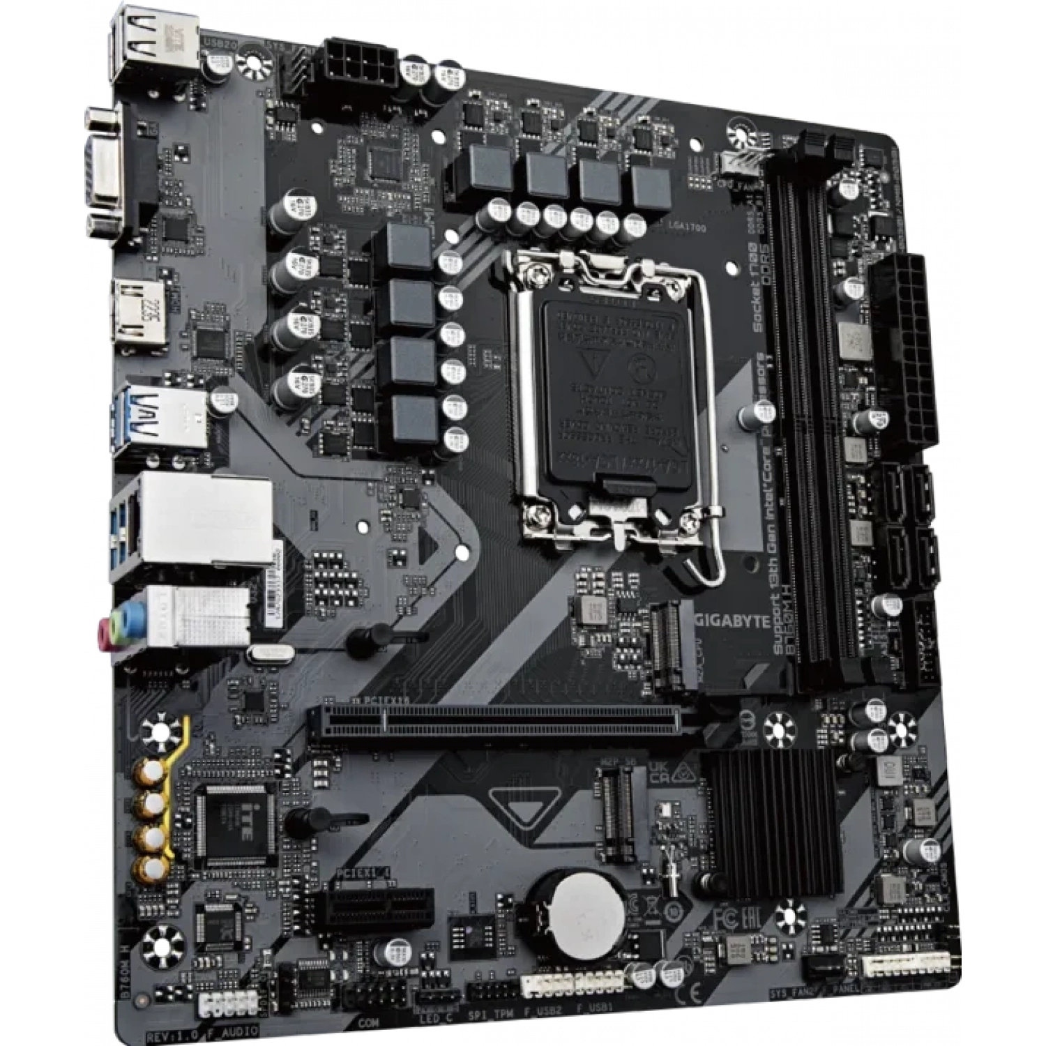 GIGABYTE B760M H DDR5 HDMI VGA MATX 1700P
