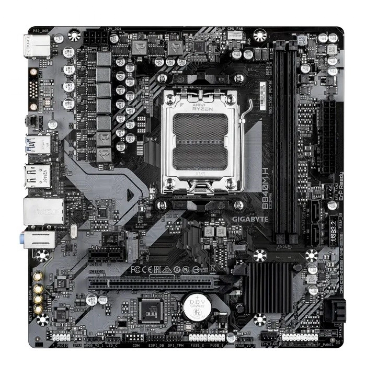 GIGABYTE B840M H DDR5 M.2 HDMI DP MATX AM5