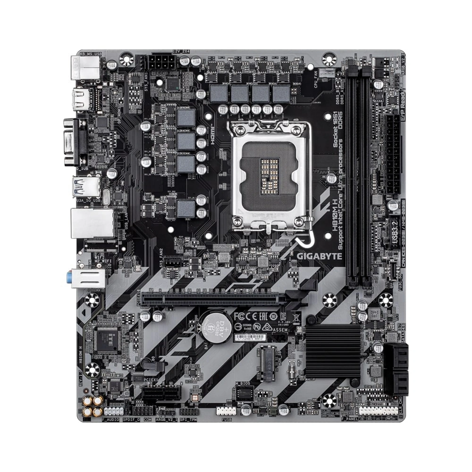 GIGABYTE H810M H DDR5 M.2 HDMI MATX 1851P