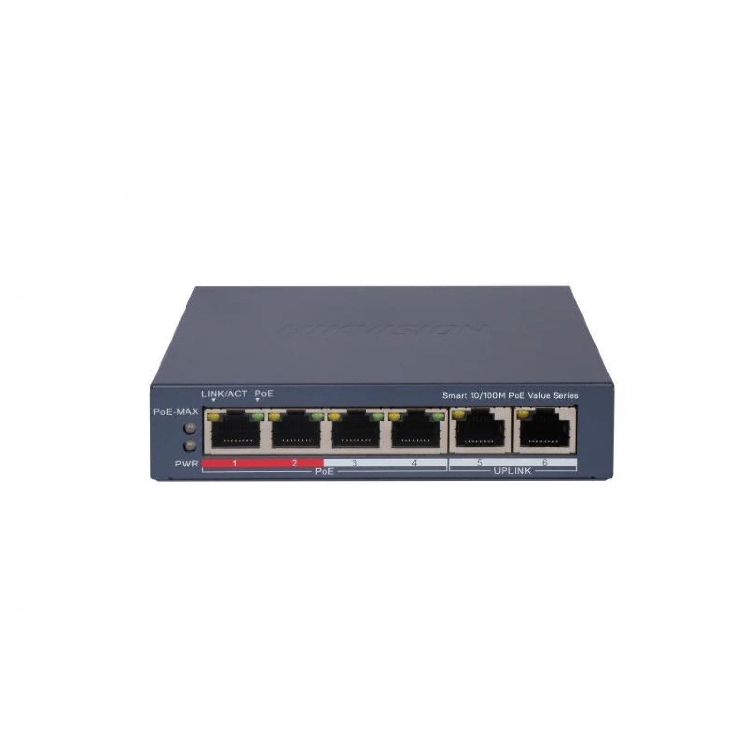 HIKVISION DS-3E1106P-EI/M 4XFE+2XFE 45W POE SWITCH