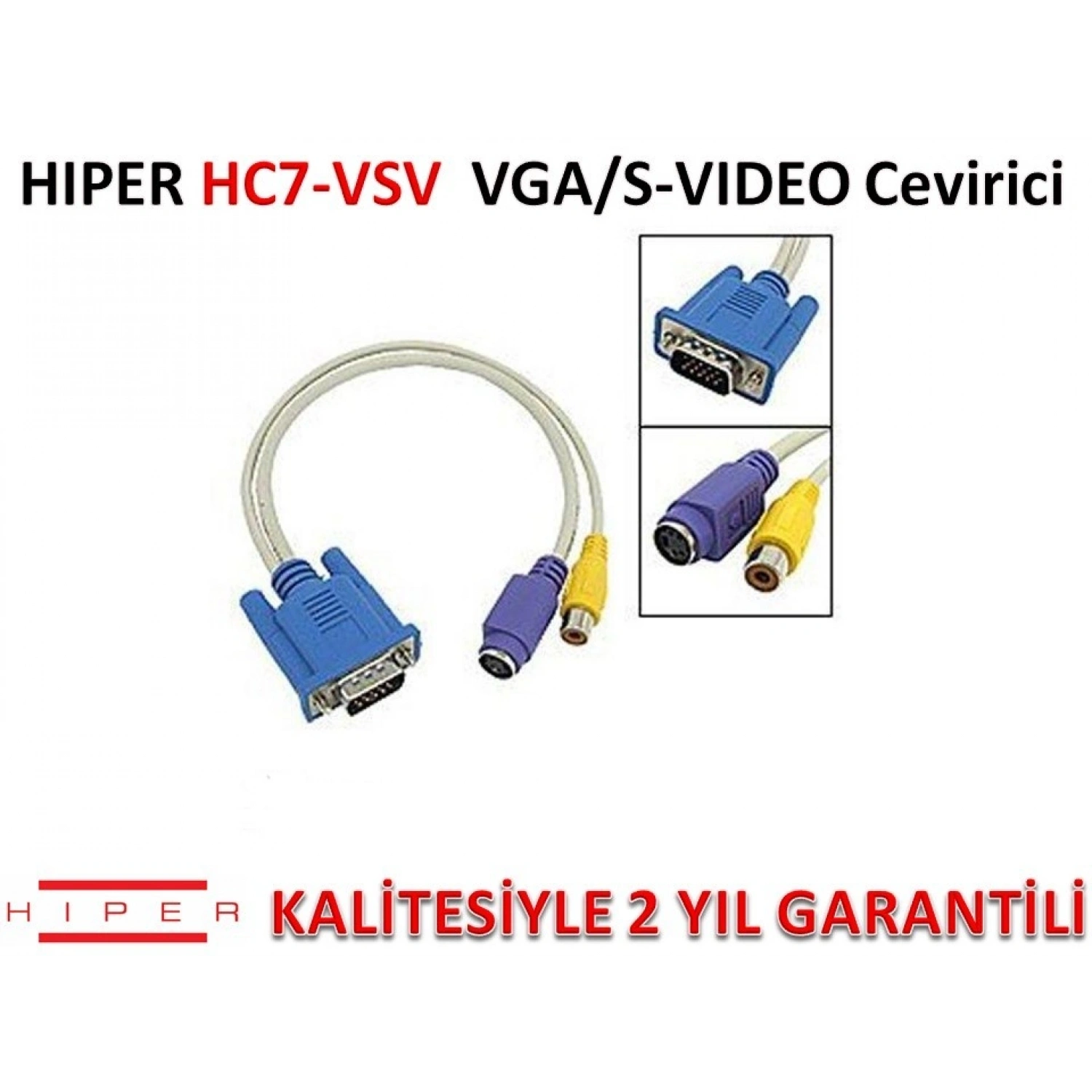 HIPER HC7-VSV VGA/S-VIDEO ÇEVİRİCİ