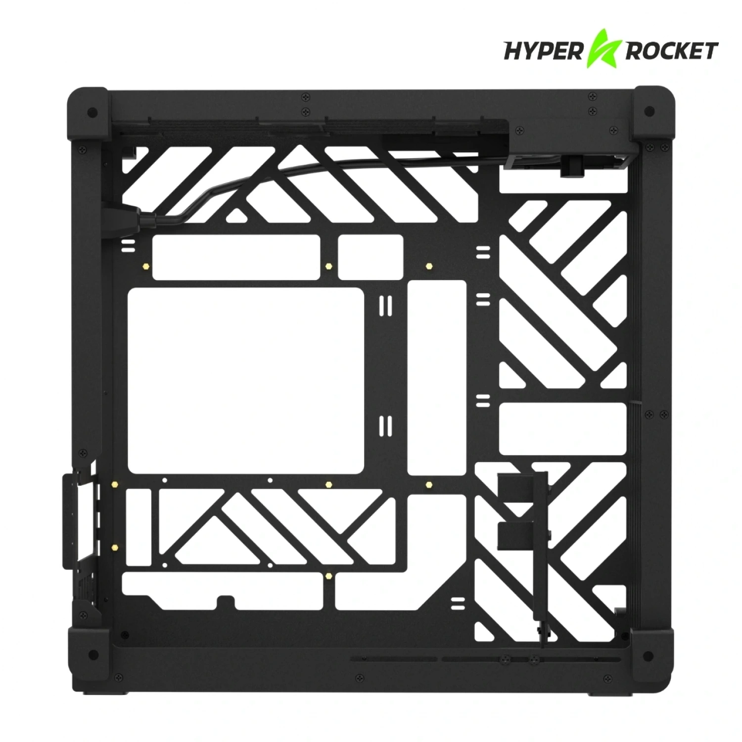 Hyper Rocket GRID M-ATX M-ITX Gaming Open Frame Siyah Oyuncu Kasası