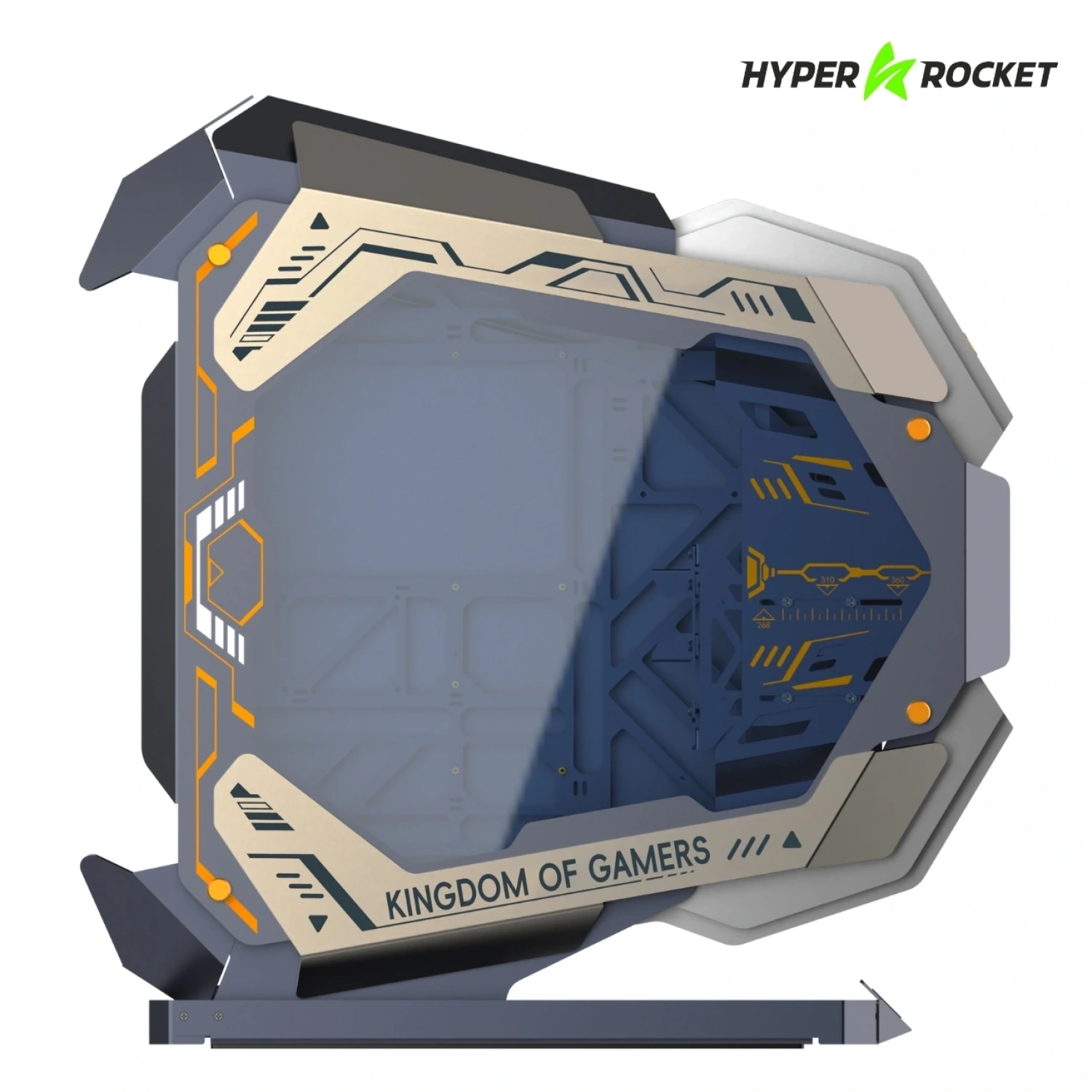 Hyper Rocket MOLA RGB Open Style Fantastik Gaming Oyuncu Kasası
