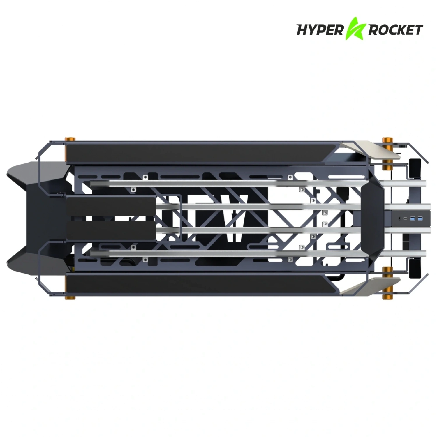 Hyper Rocket MOLA RGB Open Style Fantastik Gaming Oyuncu Kasası