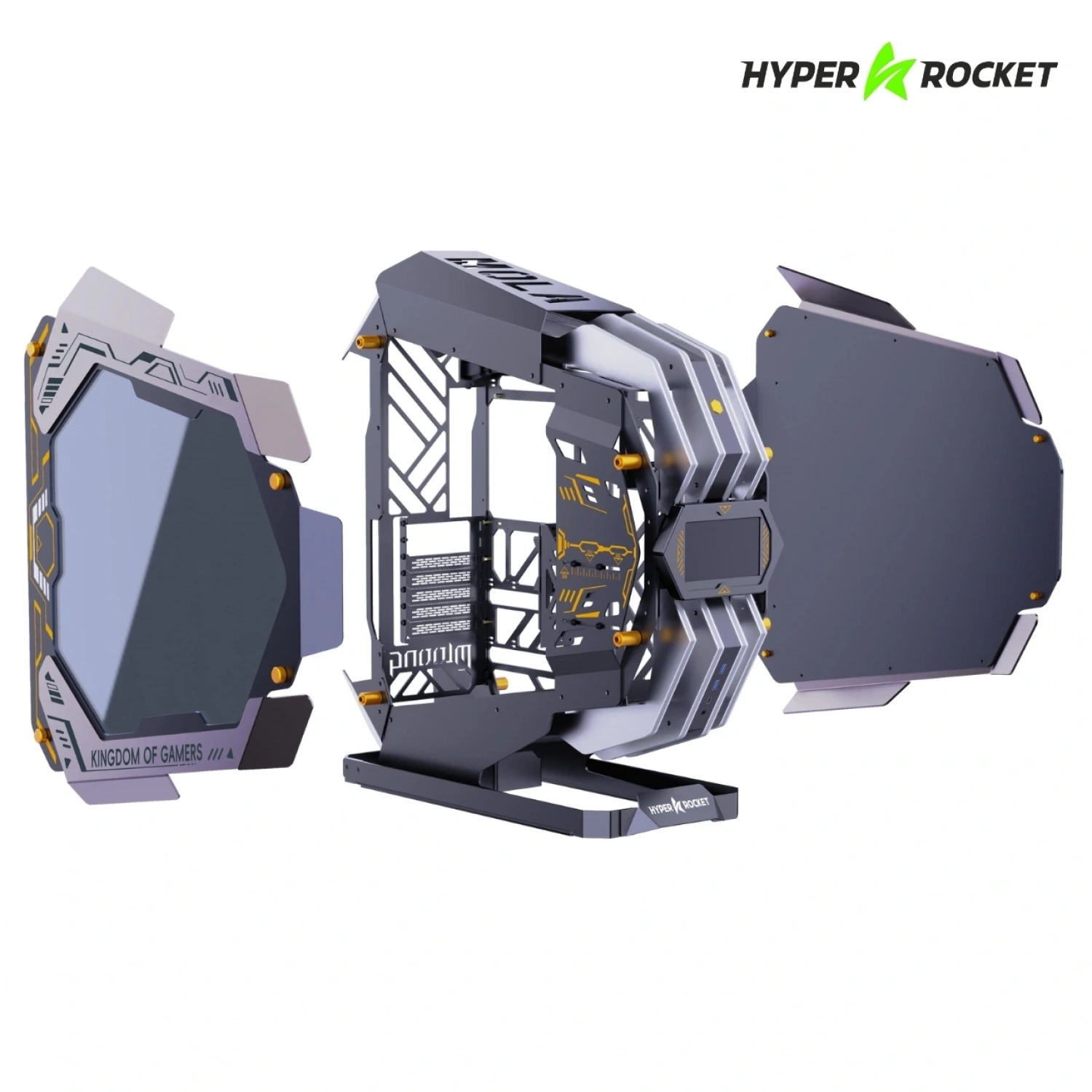 Hyper Rocket MOLA RGB Open Style Fantastik Gaming Oyuncu Kasası