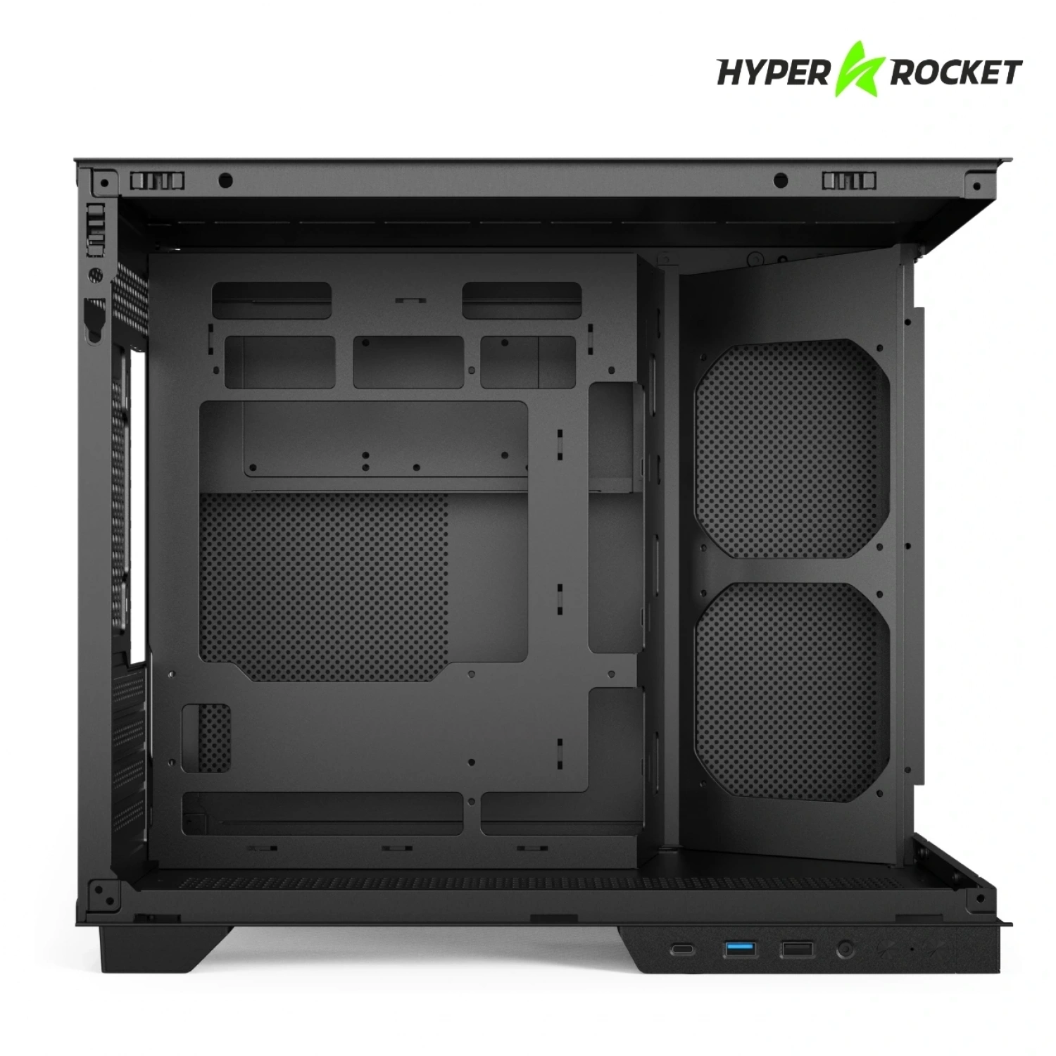 Hyper Rocket V332 BLK Micro-ATX Gaming Siyah Oyuncu Kasası + 650W PSU