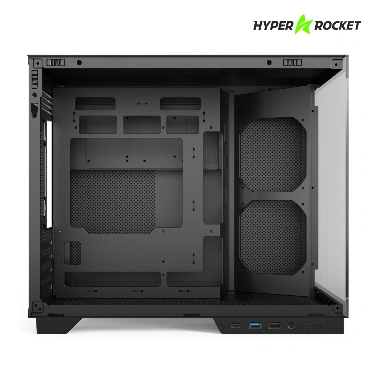 Hyper Rocket V332 BLK Micro-ATX Gaming Siyah Oyuncu Kasası + 650W PSU