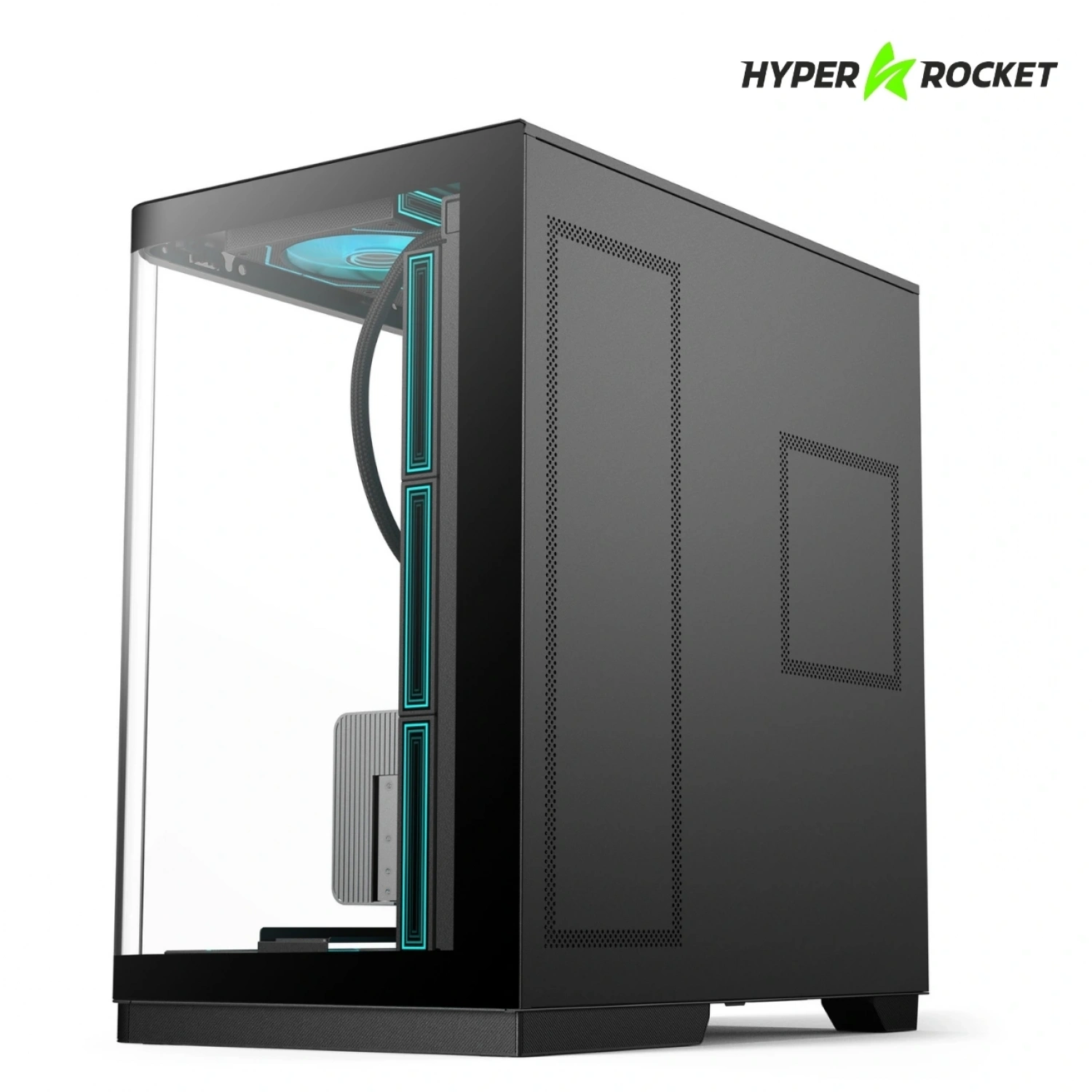 Hyper Rocket V335R BLK Micro-ATX Gaming Siyah Oyuncu Kasası + 850W PSU