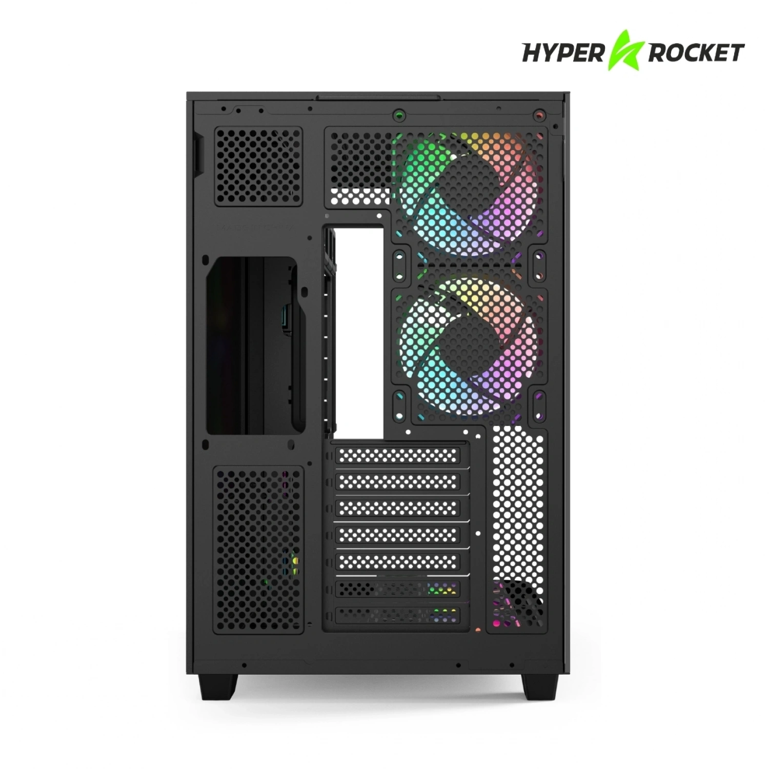 Hyper Rocket V335R BLK Micro-ATX Gaming Siyah Oyuncu Kasası + 850W PSU