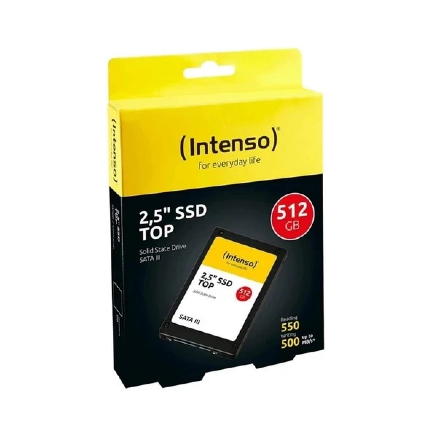Intenso 3812450 TOP 512GB 520MB/-500MB/s 2.5 Sata 3 SSD