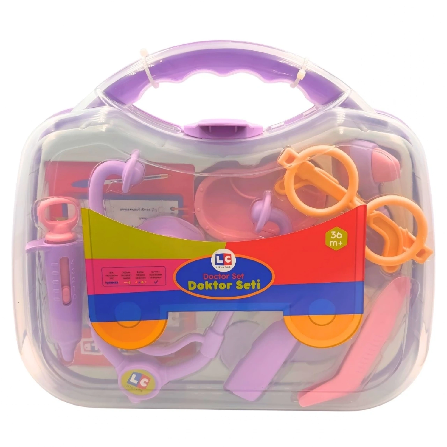 Lets Be Child Çantalı Doktor Seti Mor