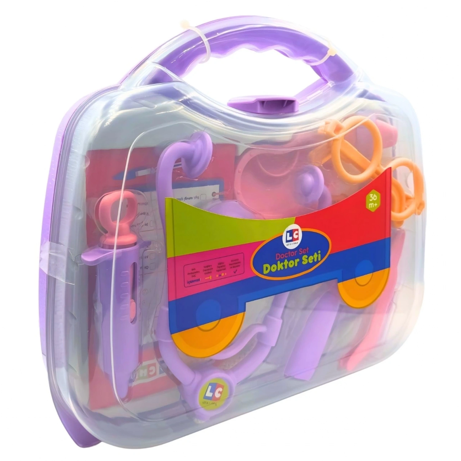 Lets Be Child Çantalı Doktor Seti Mor