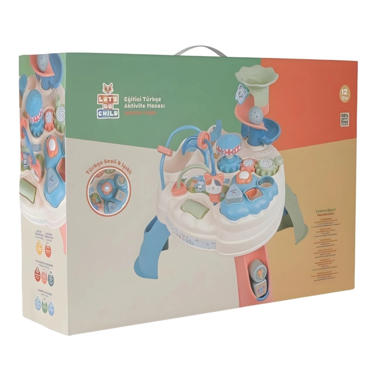 Lets Be Child Türkçe Konuşan Eğlenceli Eğitici Aktivite Masası