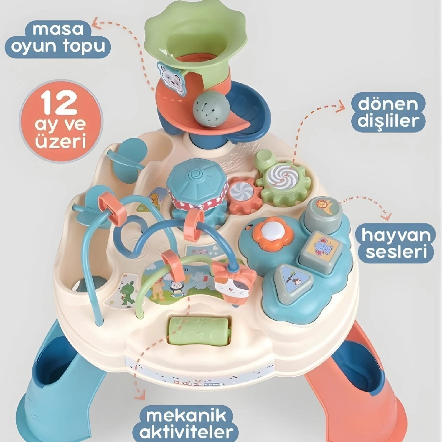 Lets Be Child Türkçe Konuşan Eğlenceli Eğitici Aktivite Masası