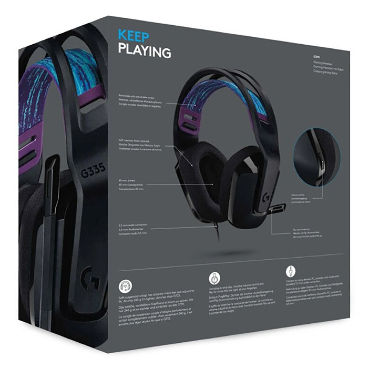 LOGITECH G335 981-000978 KABLOLU GAMING KULAKLIK