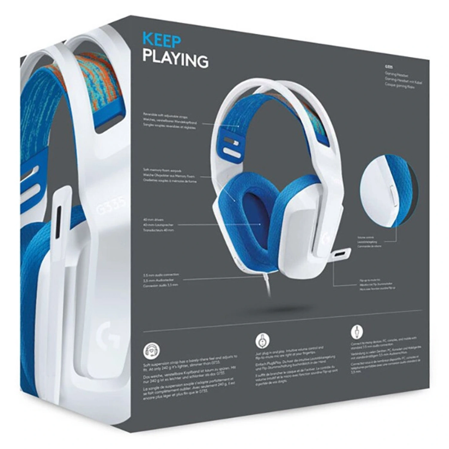 LOGITECH G335 981-001018 KABLOLU GAMING KULAKLIK