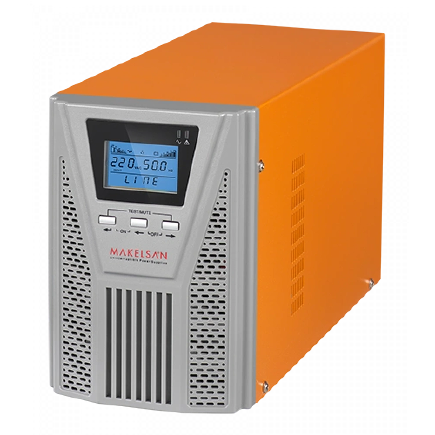 MAKELSAN POWERPACK SE 1 KVA / 900W (1F/1F) 4-8dk (2x 12V/7AH) ONLINE MU01000N11EAV04