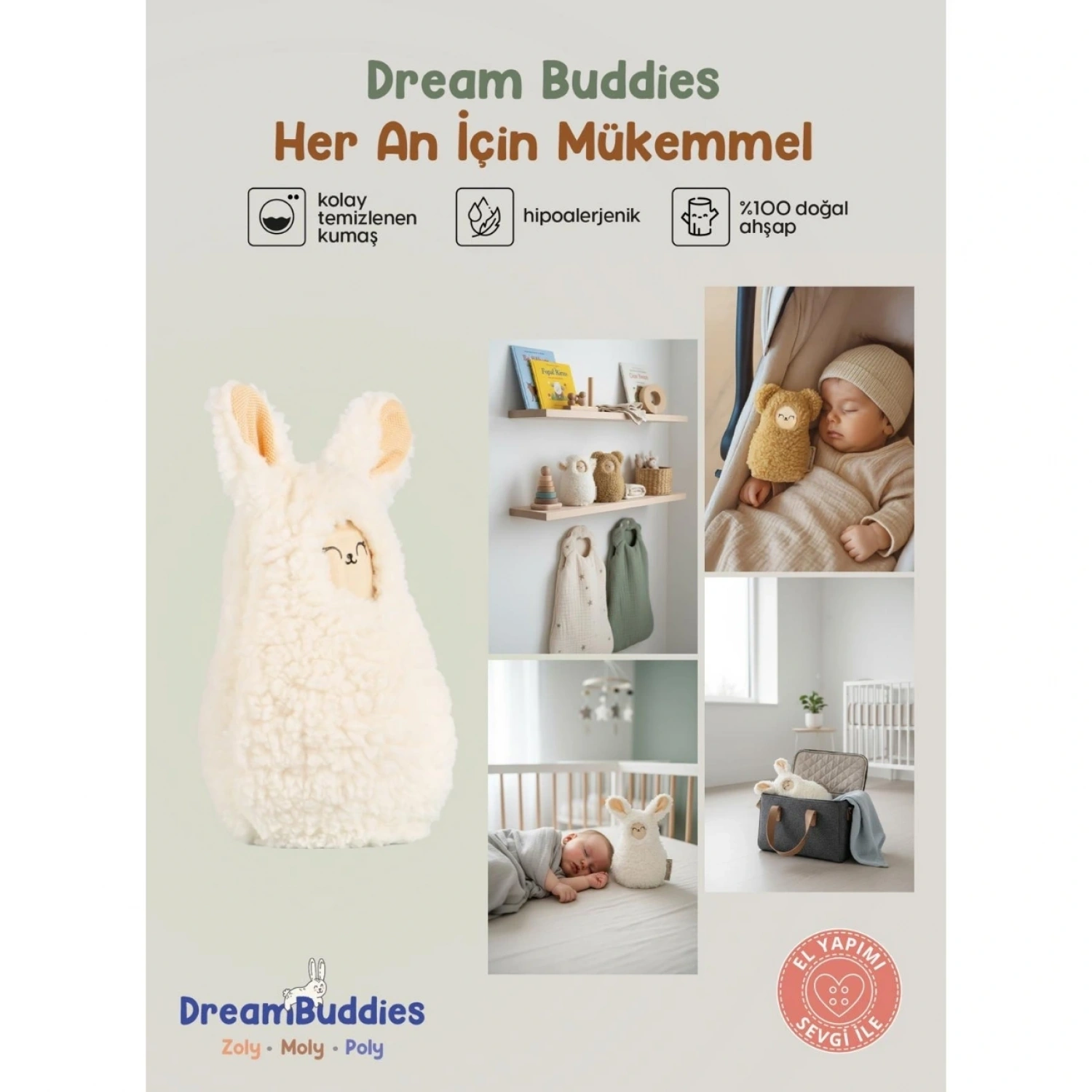 Mars Factory Sesli Uyku Arkadaşı - Poly