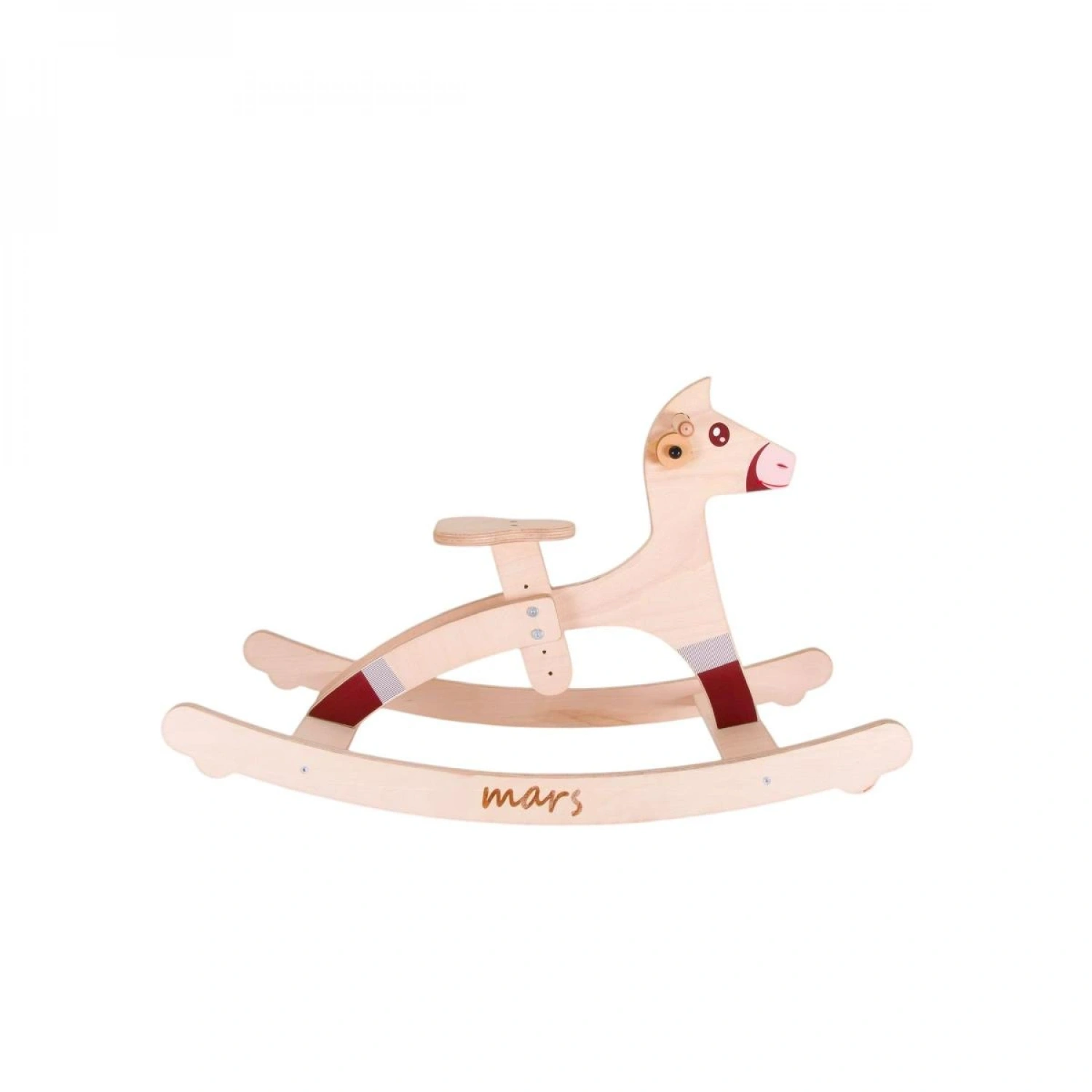 Mars Factory Sesli Ahşap Sallanan At