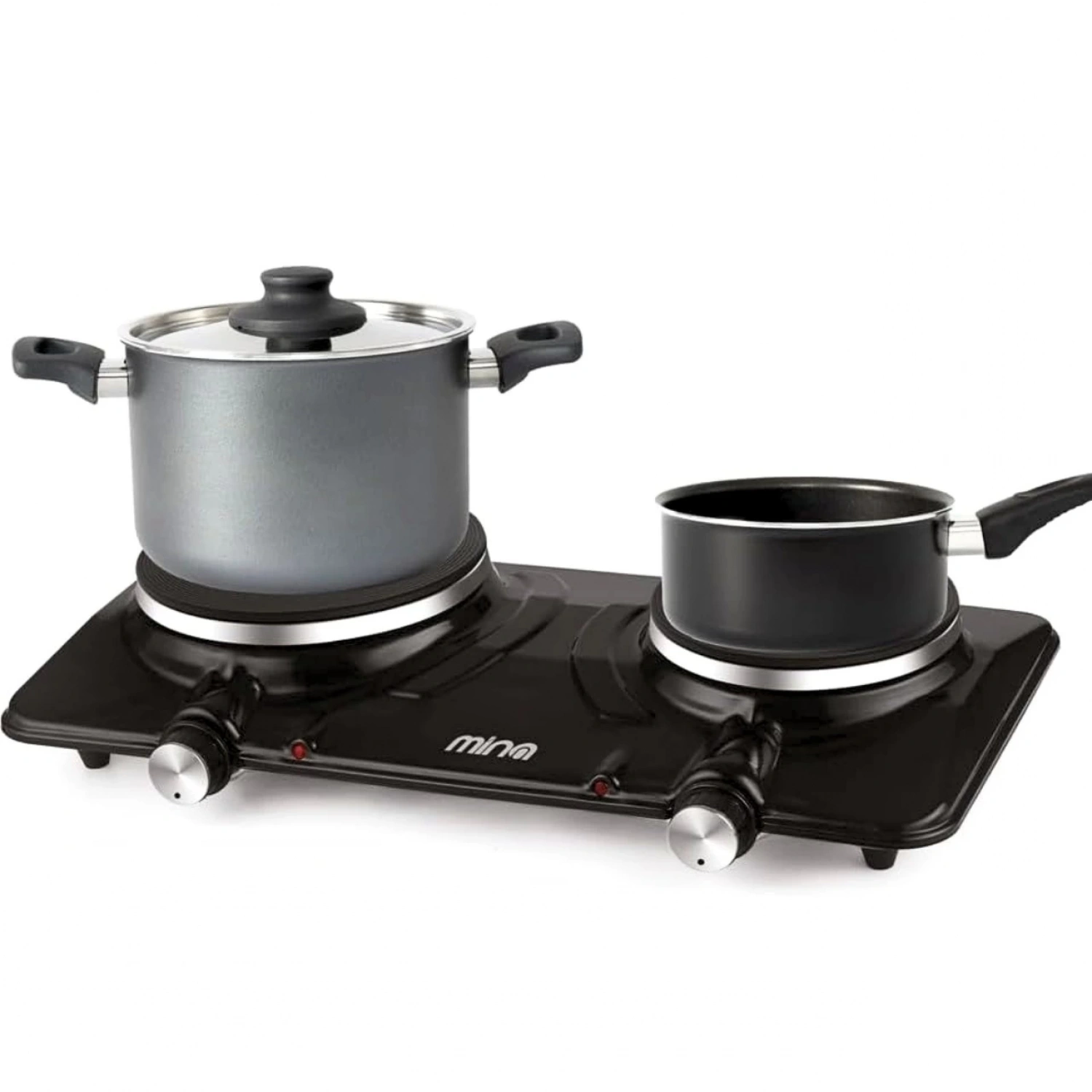 Mina 1500+1000W Grafen İkili Elektrikli Set Üstü Ocak